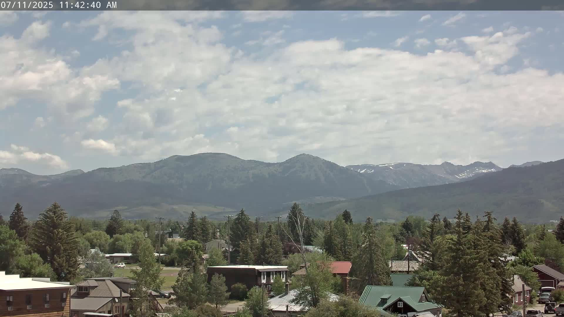 Driggs Village & Grand Targhee Habitat / Mountains Live Cam - Driggs, Teton, Idaho, USA