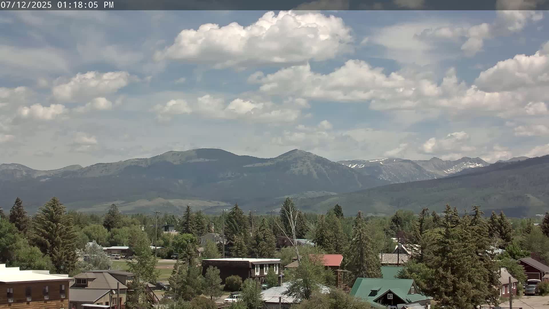 Driggs Village & Grand Targhee Habitat / Mountains Live Cam - Driggs, Teton, Idaho, USA