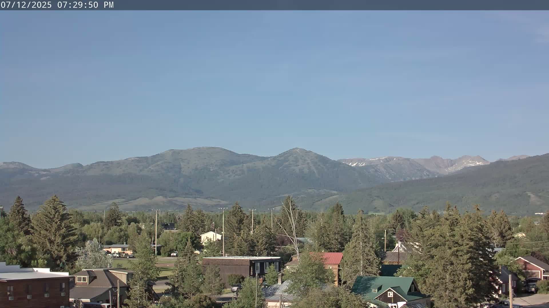 Driggs Village & Grand Targhee Habitat / Mountains Live Cam - Driggs, Teton, Idaho, USA