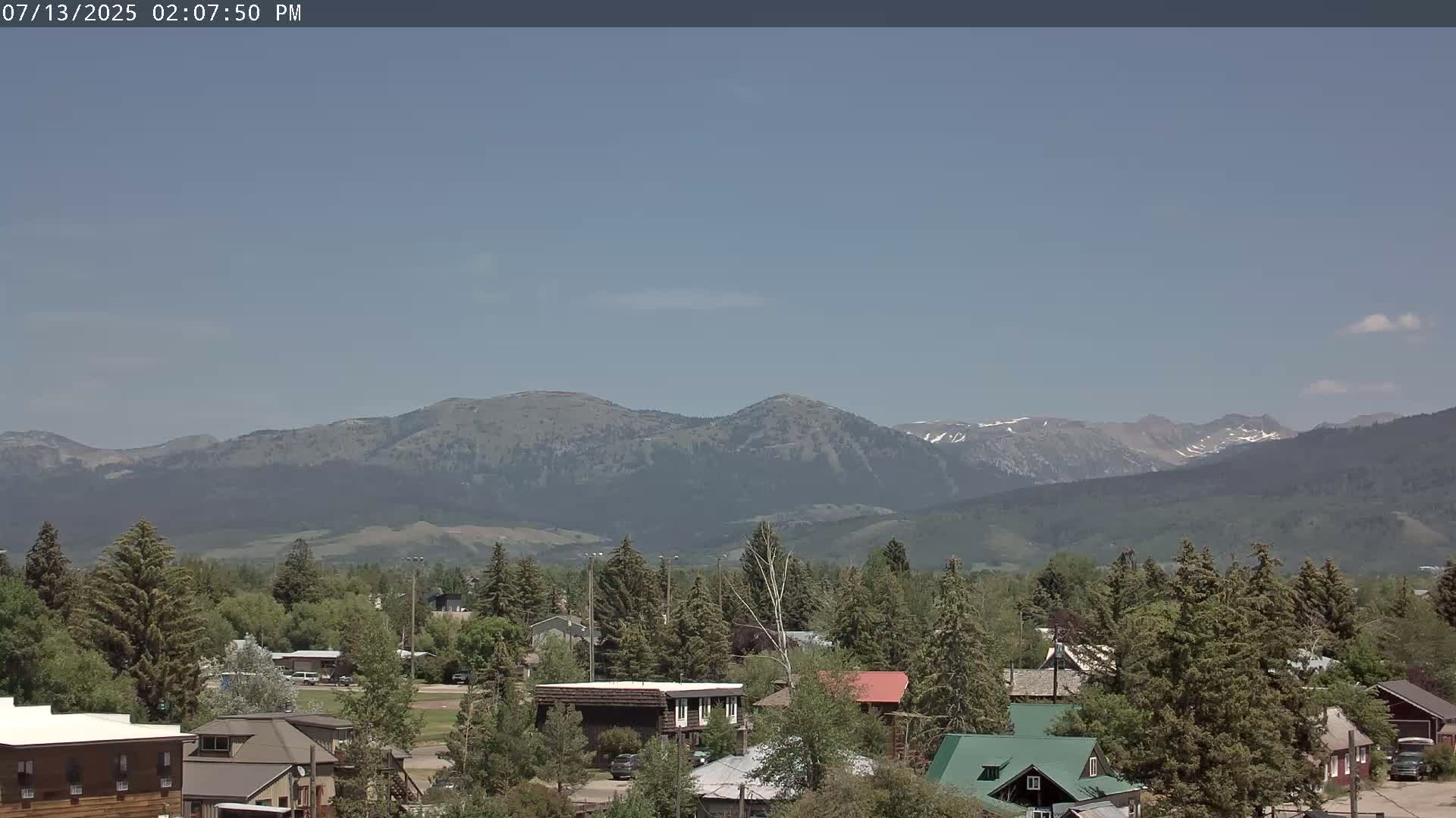 Driggs Village & Grand Targhee Habitat / Mountains Live Cam - Driggs, Teton, Idaho, USA