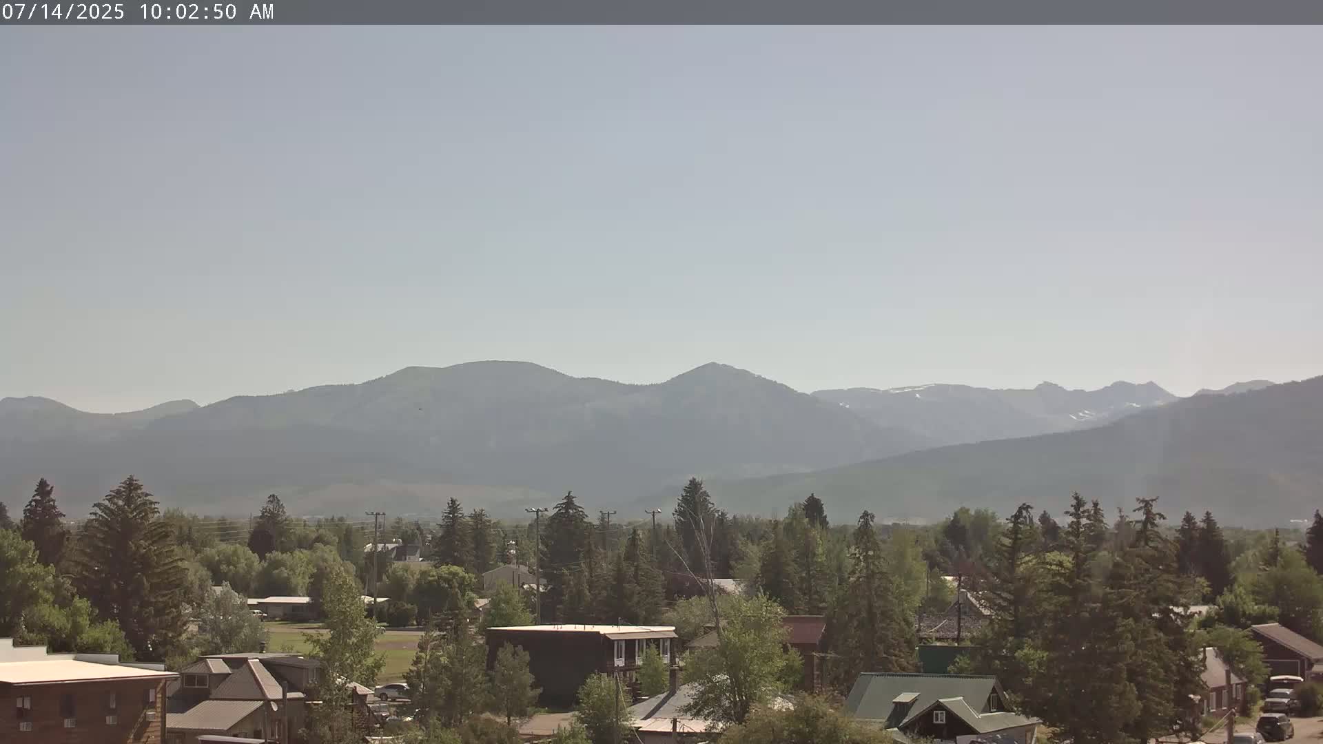 Driggs Village & Grand Targhee Habitat / Mountains Live Cam - Driggs, Teton, Idaho, USA
