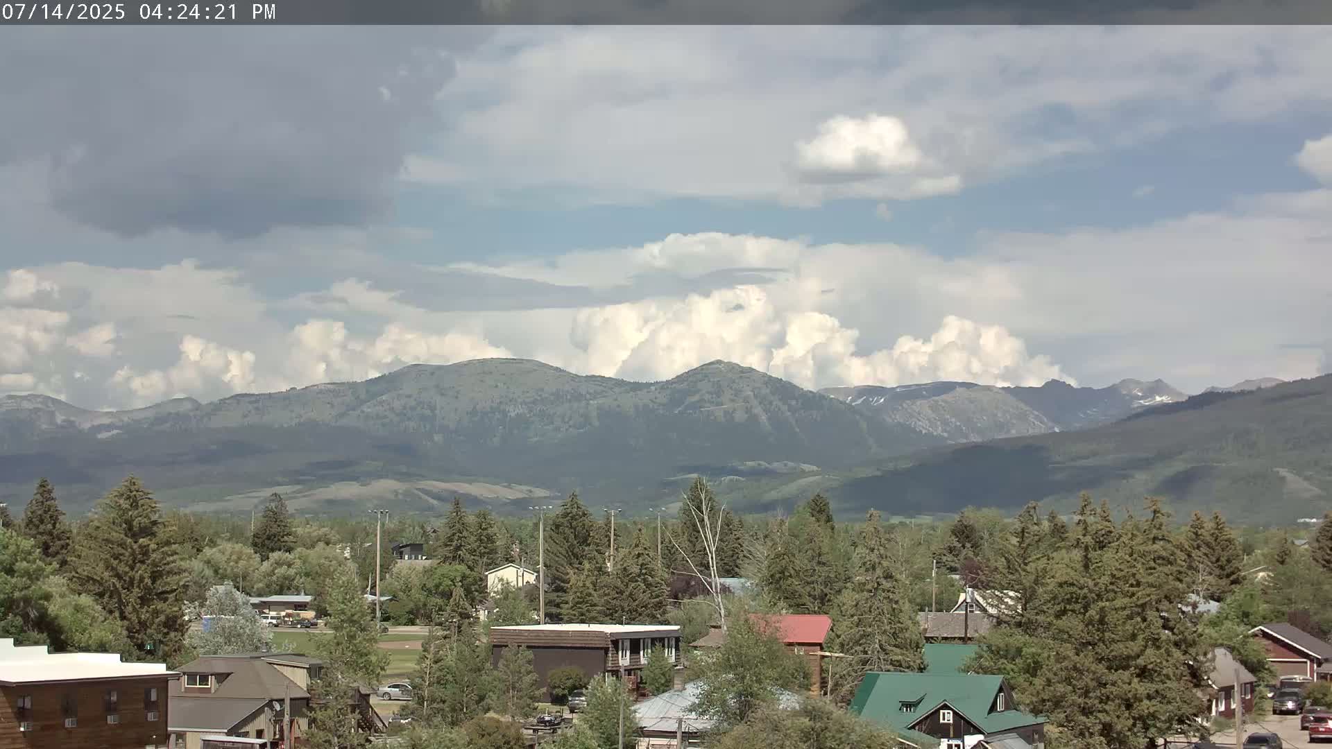 Driggs Village & Grand Targhee Habitat / Mountains Live Cam - Driggs, Teton, Idaho, USA