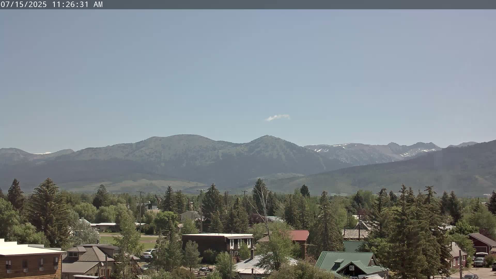 Driggs Village & Grand Targhee Habitat / Mountains Live Cam - Driggs, Teton, Idaho, USA