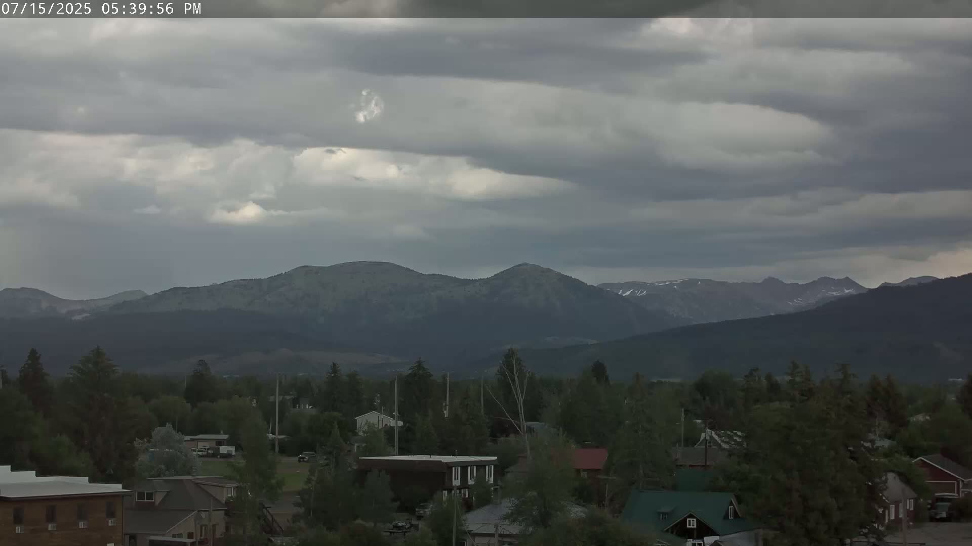 Driggs Village & Grand Targhee Habitat / Mountains Live Cam - Driggs, Teton, Idaho, USA