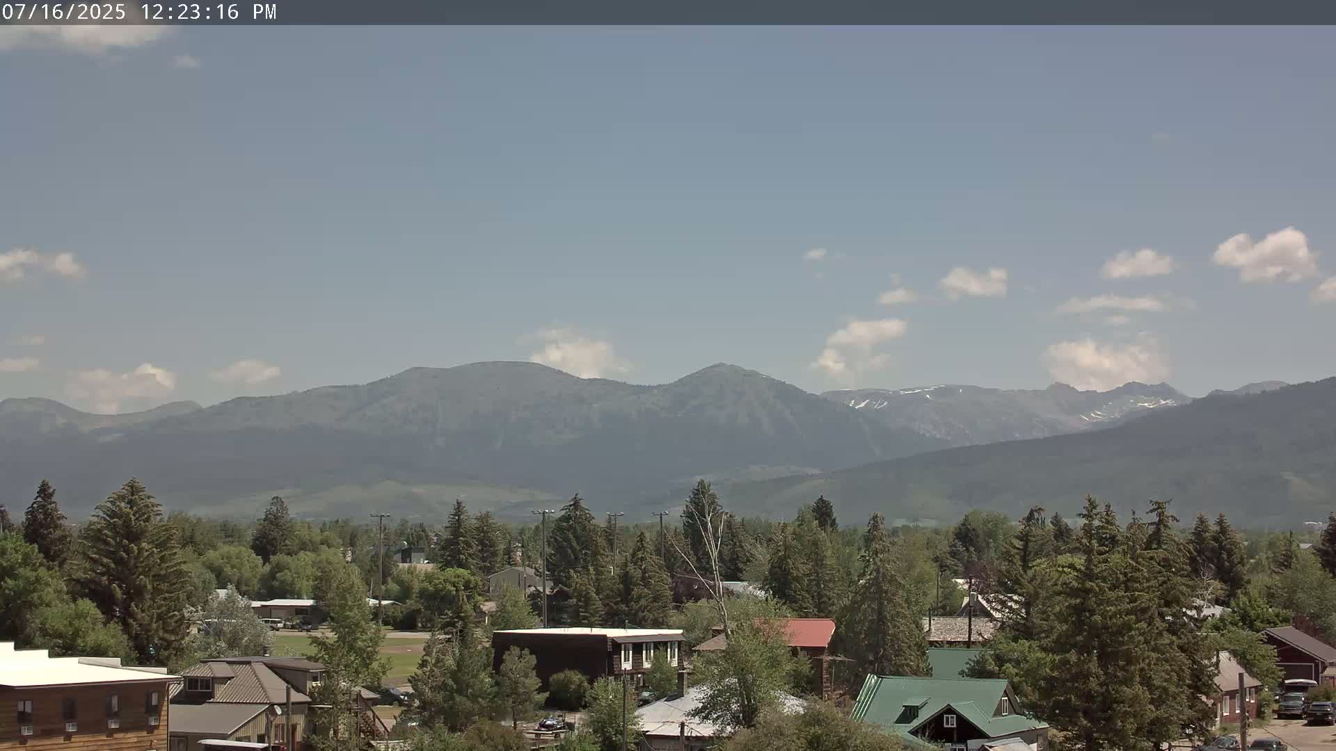 Driggs Village & Grand Targhee Habitat / Mountains Live Cam - Driggs, Teton, Idaho, USA