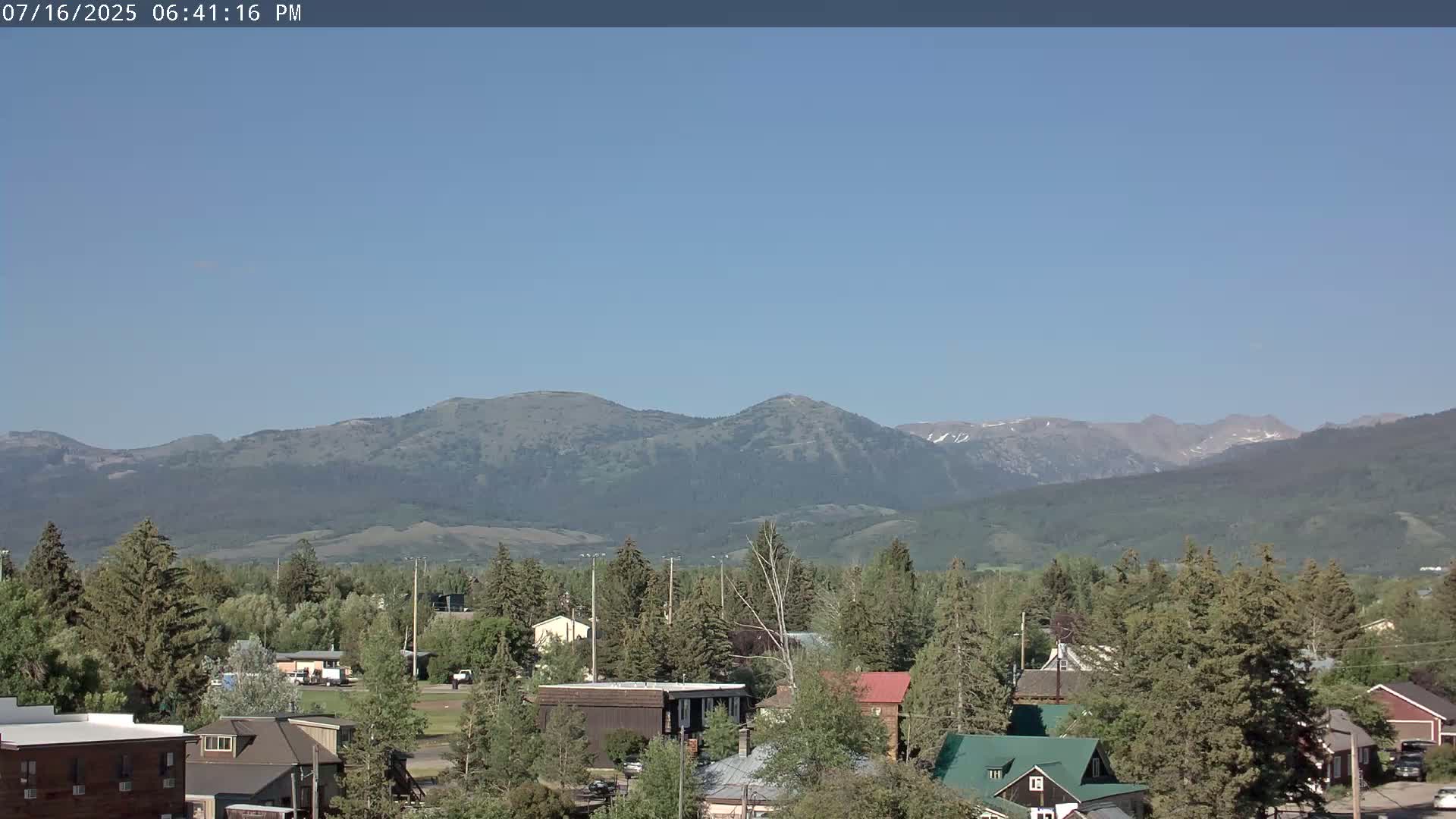 Driggs Village & Grand Targhee Habitat / Mountains Live Cam - Driggs, Teton, Idaho, USA