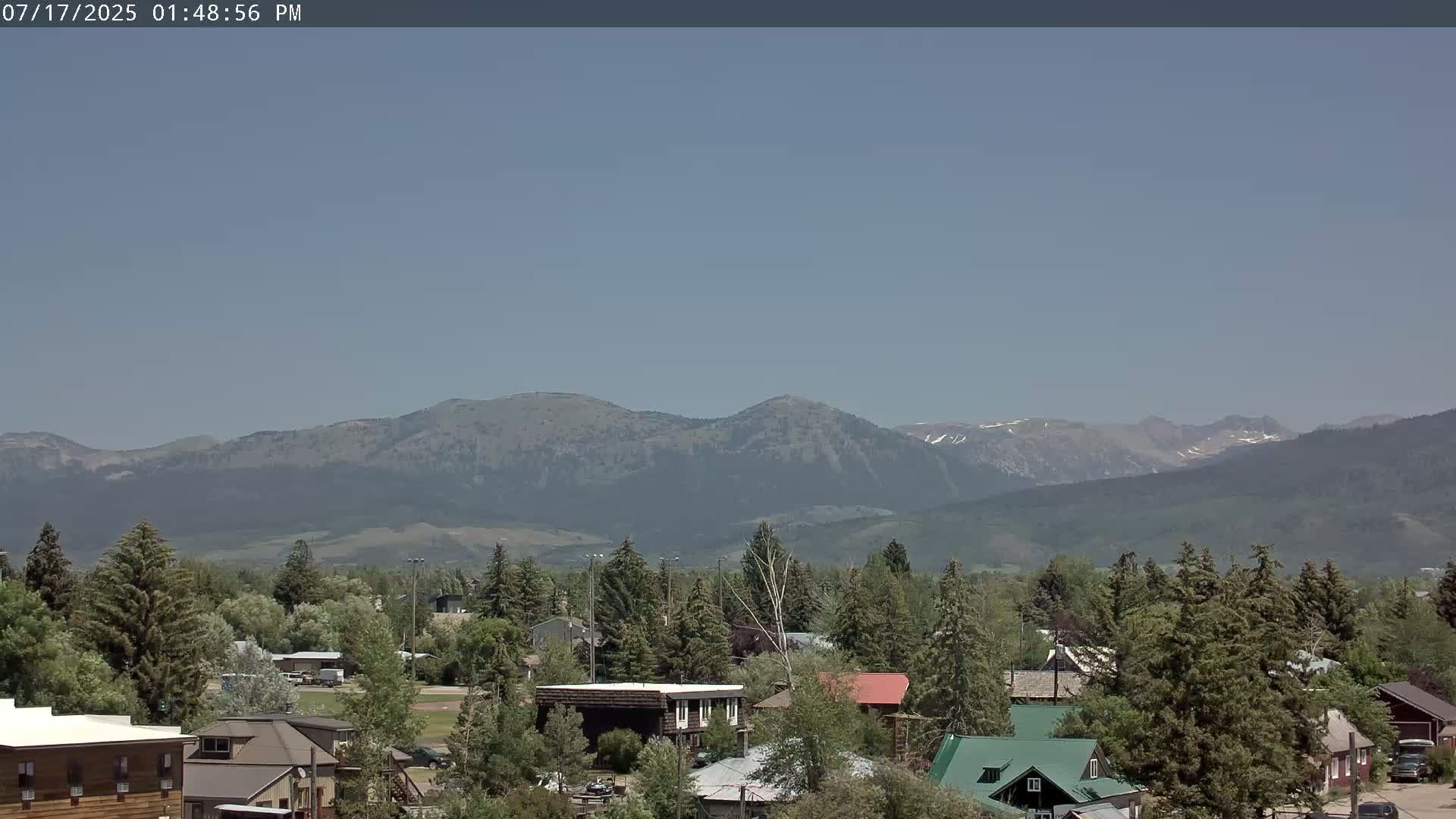 Driggs Village & Grand Targhee Habitat / Mountains Live Cam - Driggs, Teton, Idaho, USA