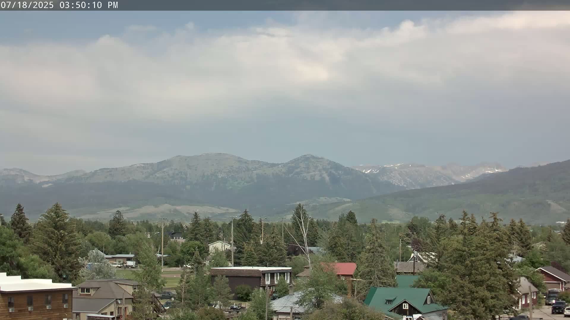 Driggs Village & Grand Targhee Habitat / Mountains Live Cam - Driggs, Teton, Idaho, USA