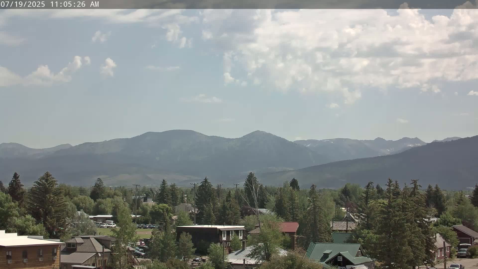 Driggs Village & Grand Targhee Habitat / Mountains Live Cam - Driggs, Teton, Idaho, USA