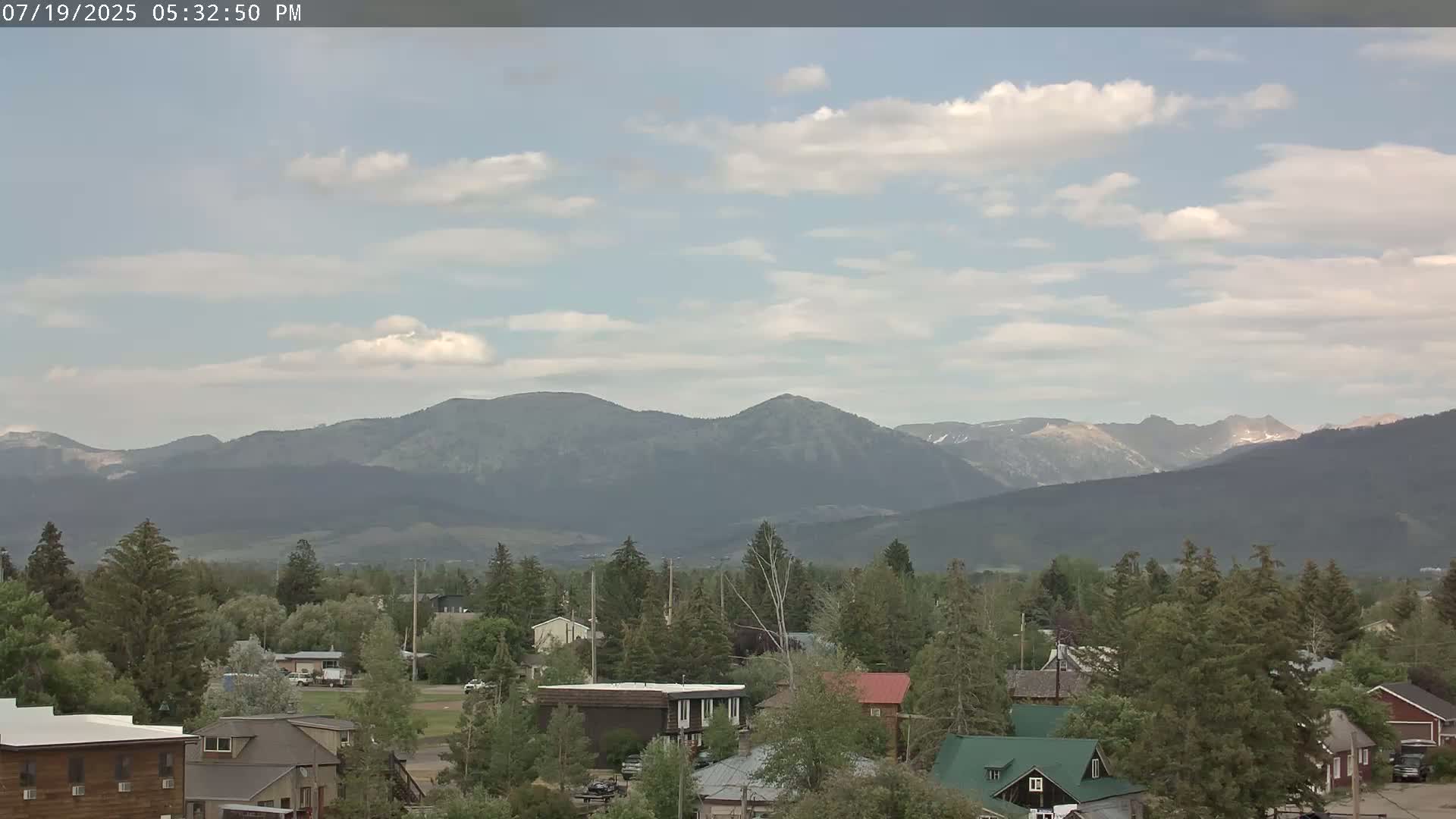 Driggs Village & Grand Targhee Habitat / Mountains Live Cam - Driggs, Teton, Idaho, USA