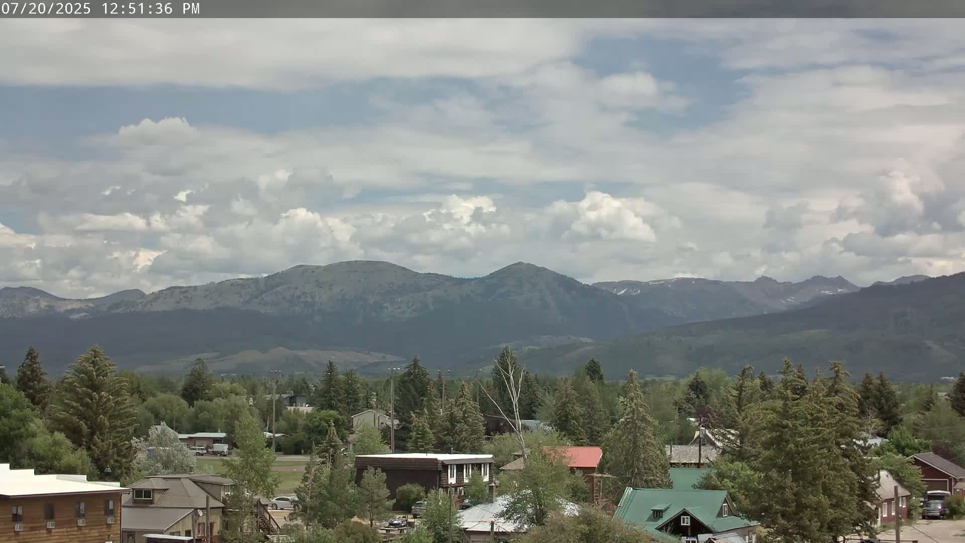 Driggs Village & Grand Targhee Habitat / Mountains Live Cam - Driggs, Teton, Idaho, USA