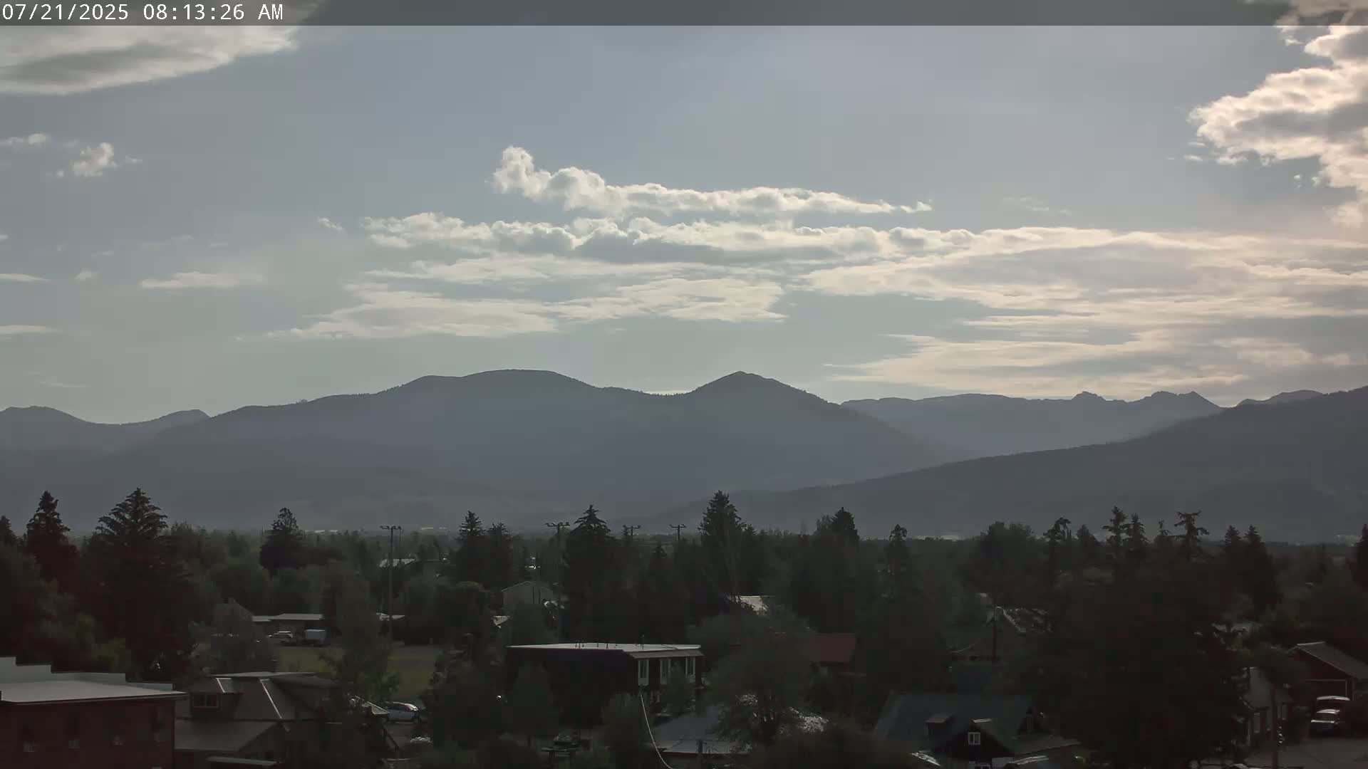 Driggs Village & Grand Targhee Habitat / Mountains Live Cam - Driggs, Teton, Idaho, USA