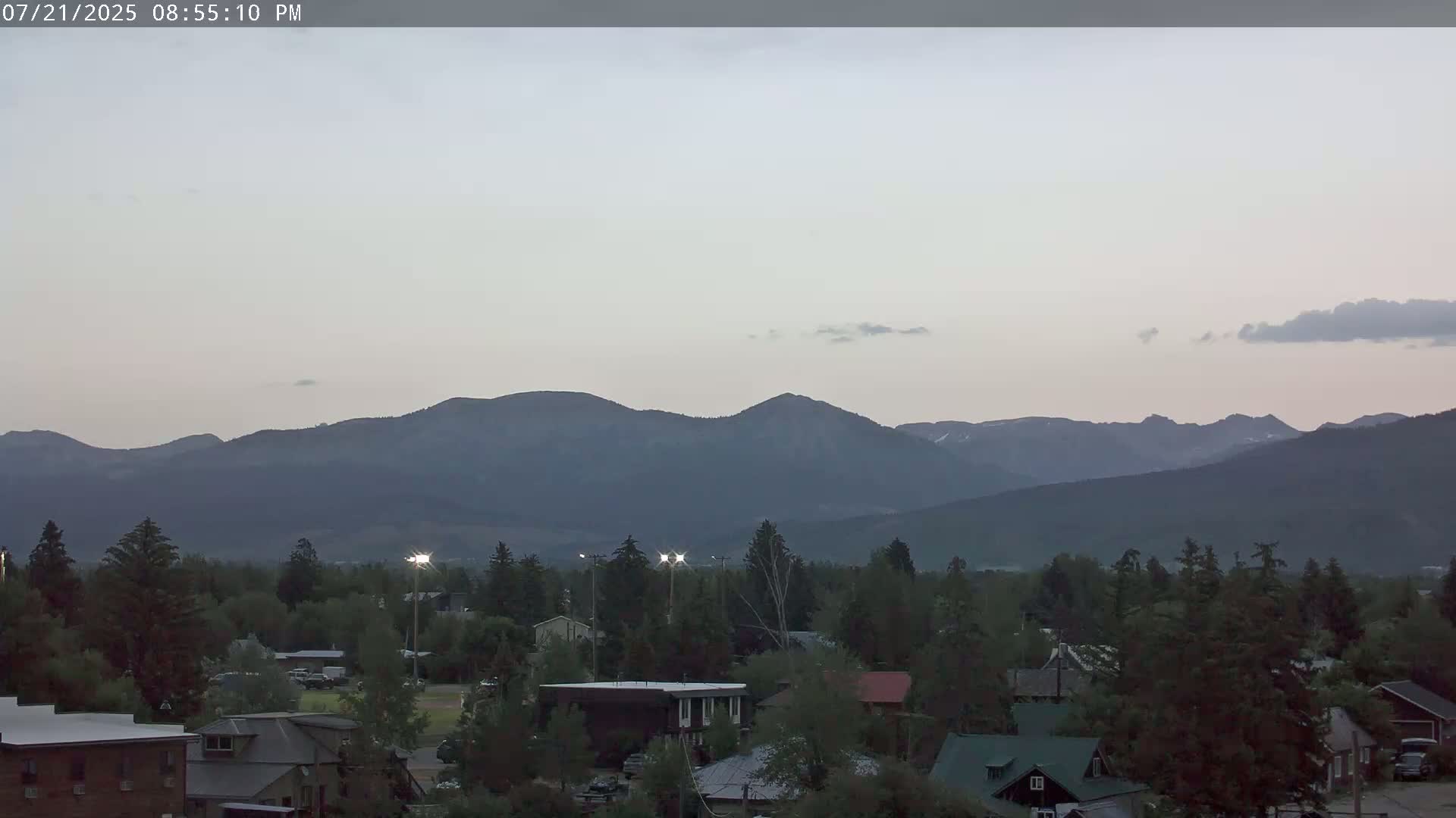 Driggs Village & Grand Targhee Habitat / Mountains Live Cam - Driggs, Teton, Idaho, USA