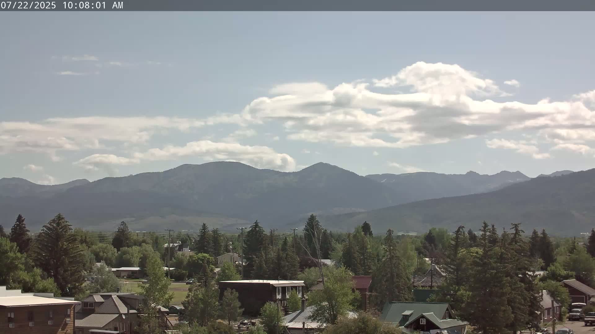 Driggs Village & Grand Targhee Habitat / Mountains Live Cam - Driggs, Teton, Idaho, USA