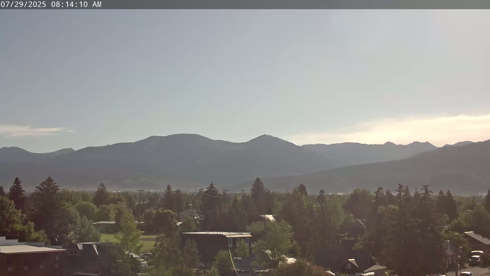 Driggs Village & Grand Targhee Habitat / Mountains Live Cam - Driggs, Teton, Idaho, USA