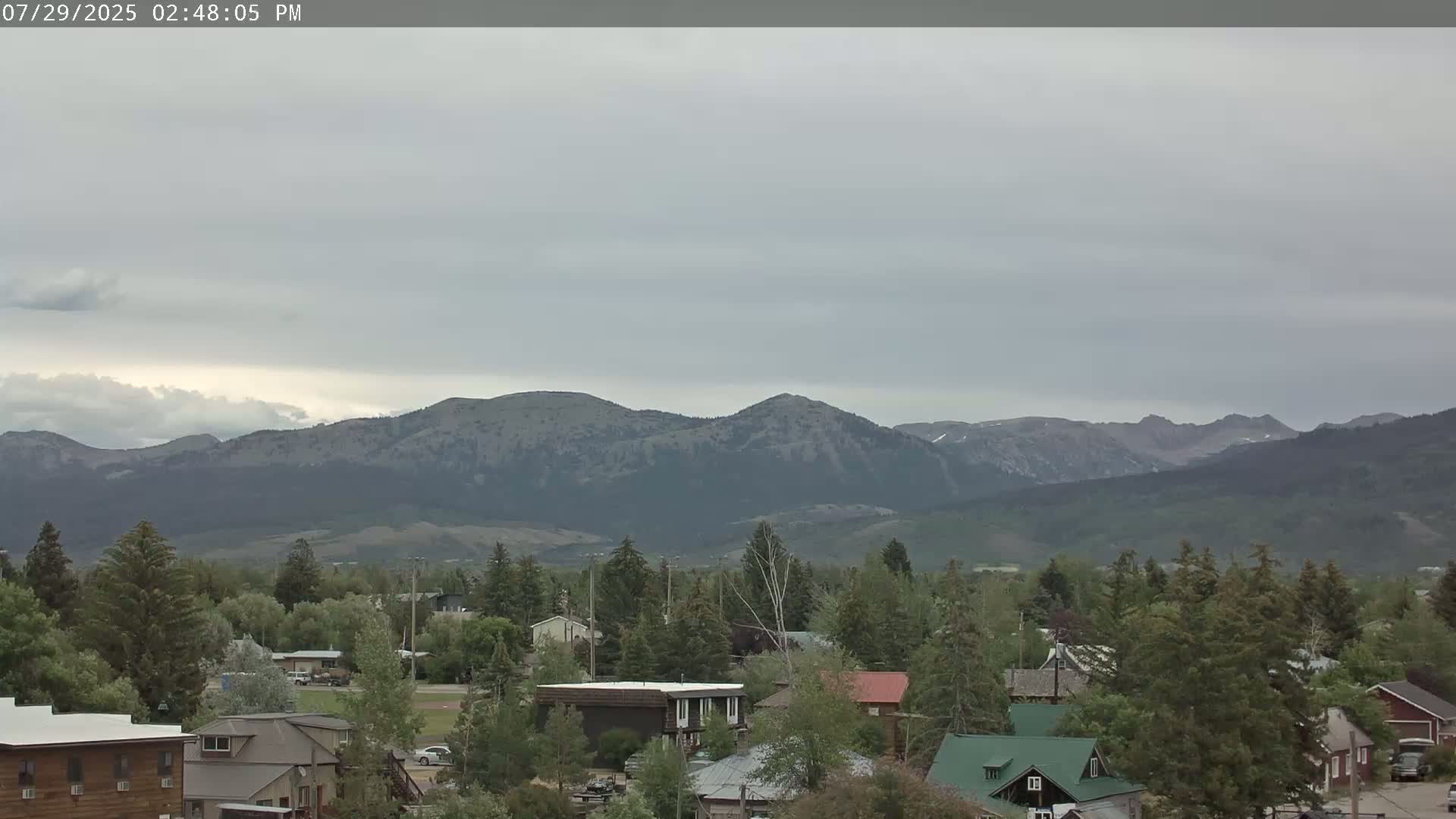 Driggs Village & Grand Targhee Habitat / Mountains Live Cam - Driggs, Teton, Idaho, USA