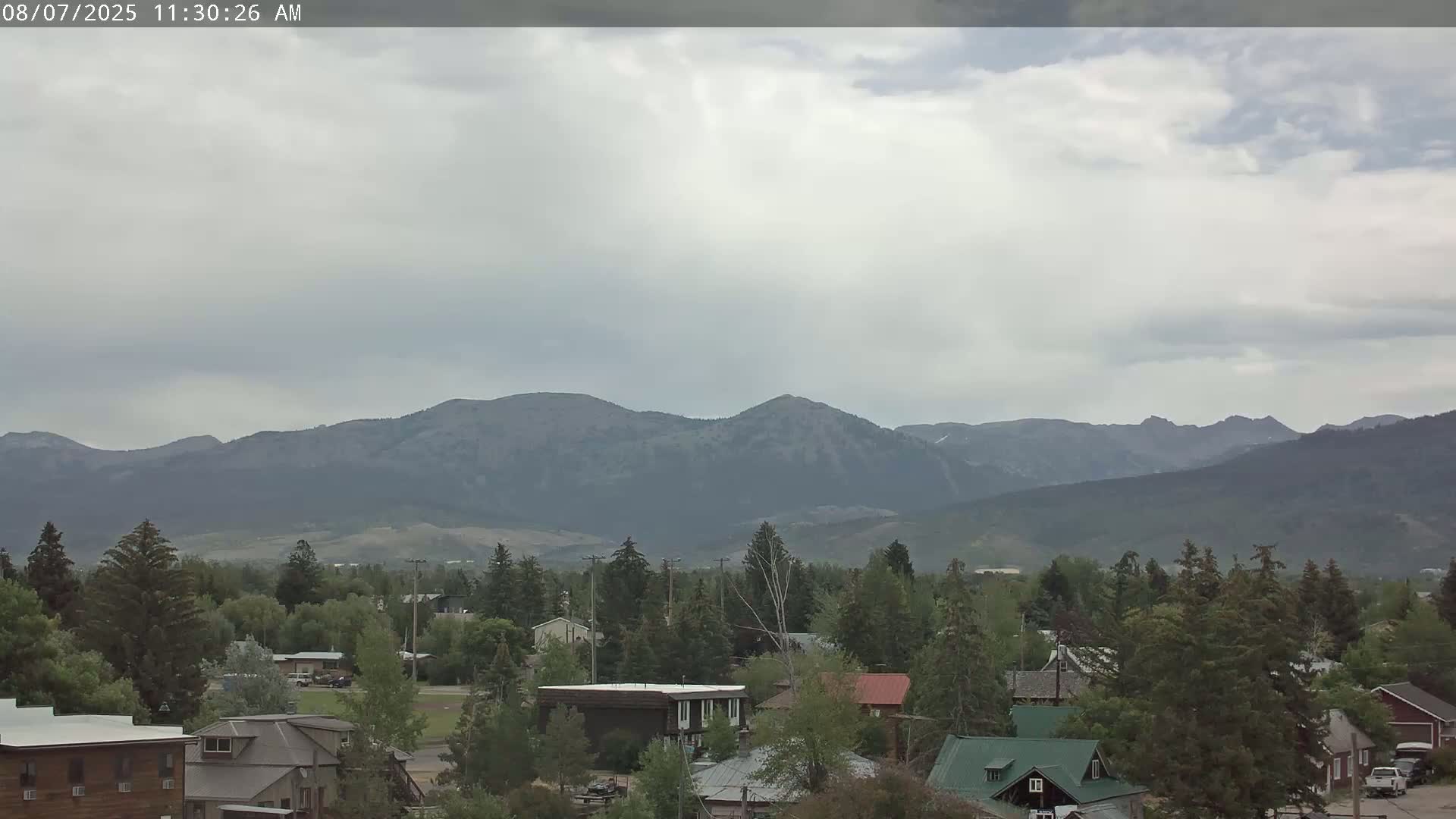Driggs Village & Grand Targhee Habitat / Mountains Live Cam - Driggs, Teton, Idaho, USA