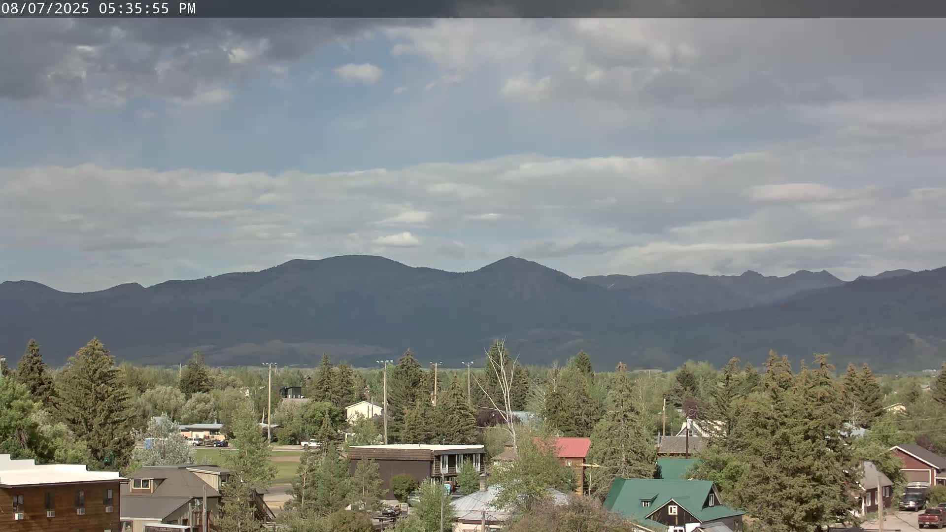 Driggs Village & Grand Targhee Habitat / Mountains Live Cam - Driggs, Teton, Idaho, USA