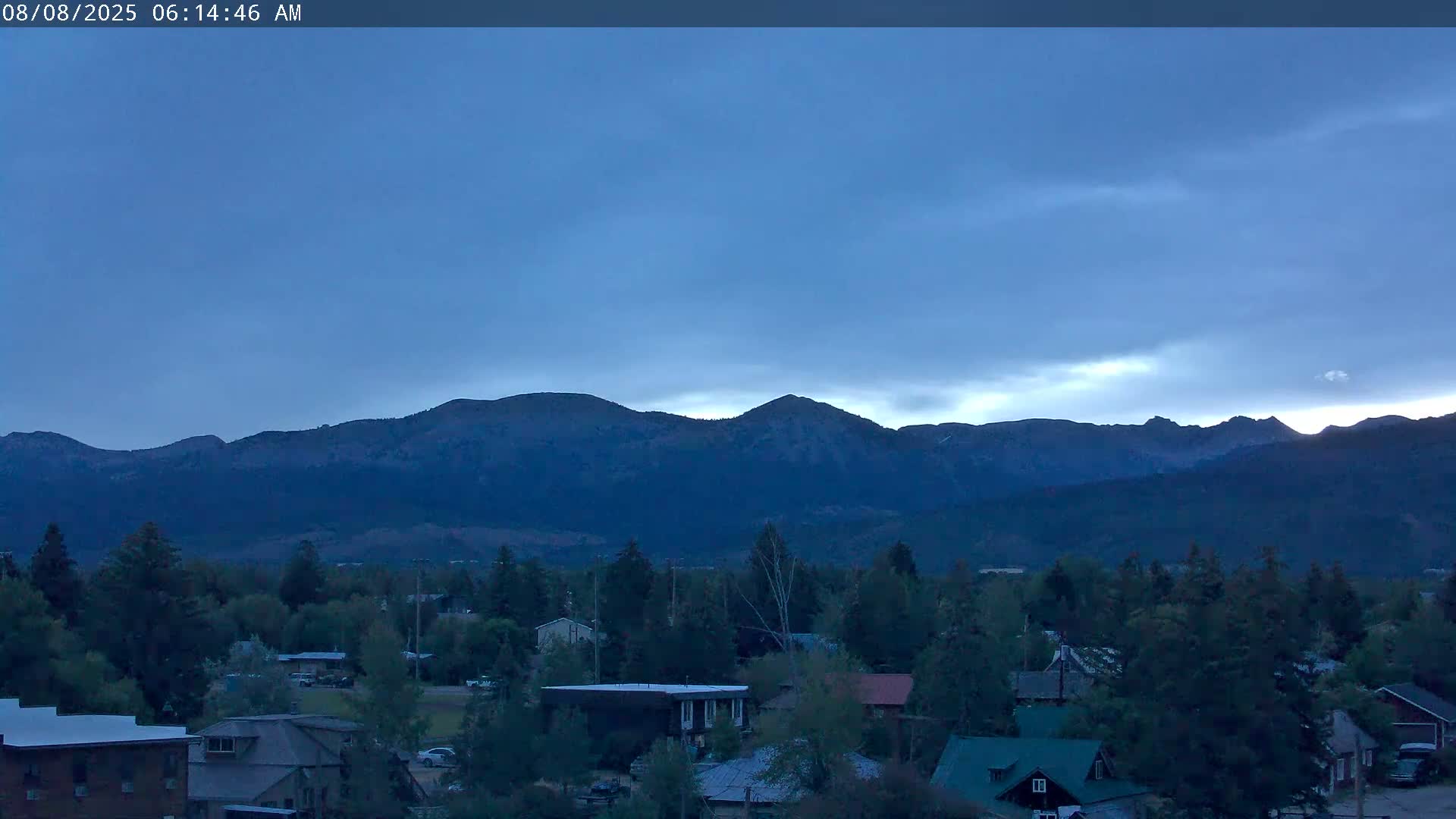 Driggs Village & Grand Targhee Habitat / Mountains Live Cam - Driggs, Teton, Idaho, USA