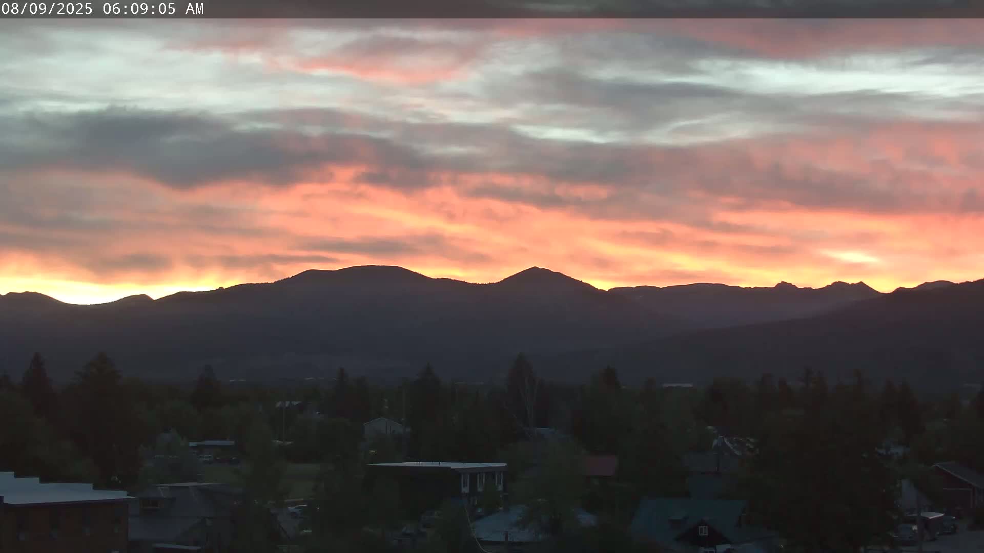 Driggs Village & Grand Targhee Habitat / Mountains Live Cam - Driggs, Teton, Idaho, USA