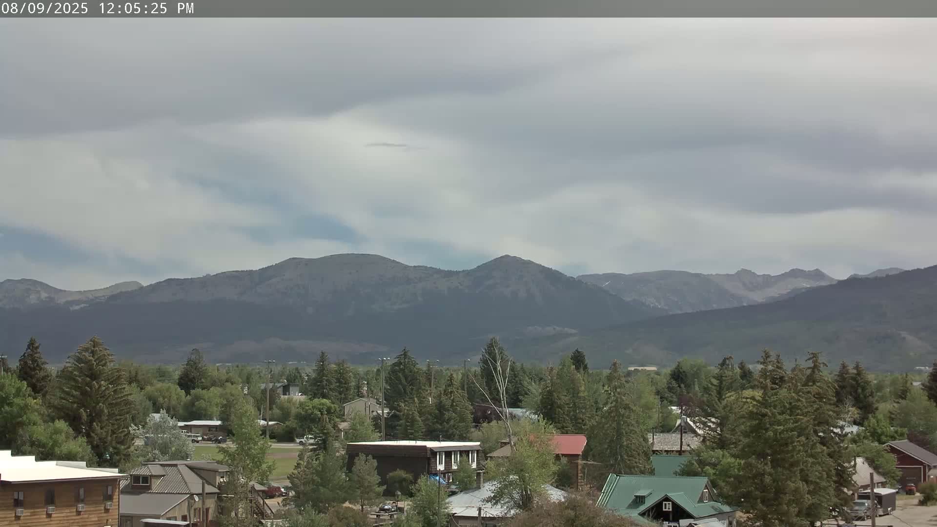 Driggs Village & Grand Targhee Habitat / Mountains Live Cam - Driggs, Teton, Idaho, USA