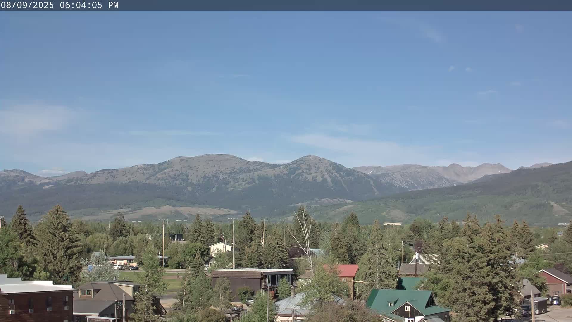 Driggs Village & Grand Targhee Habitat / Mountains Live Cam - Driggs, Teton, Idaho, USA