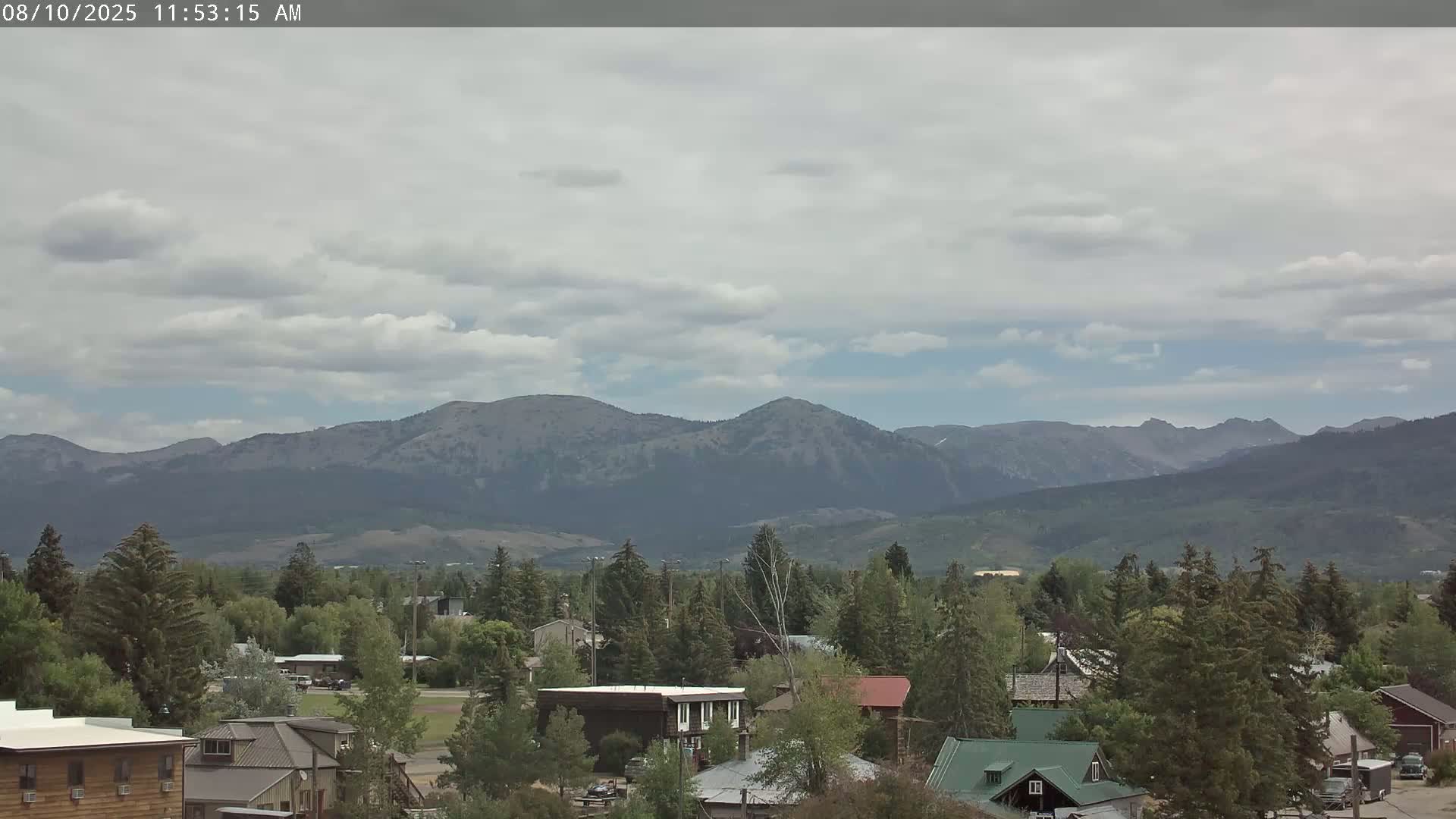 Driggs Village & Grand Targhee Habitat / Mountains Live Cam - Driggs, Teton, Idaho, USA