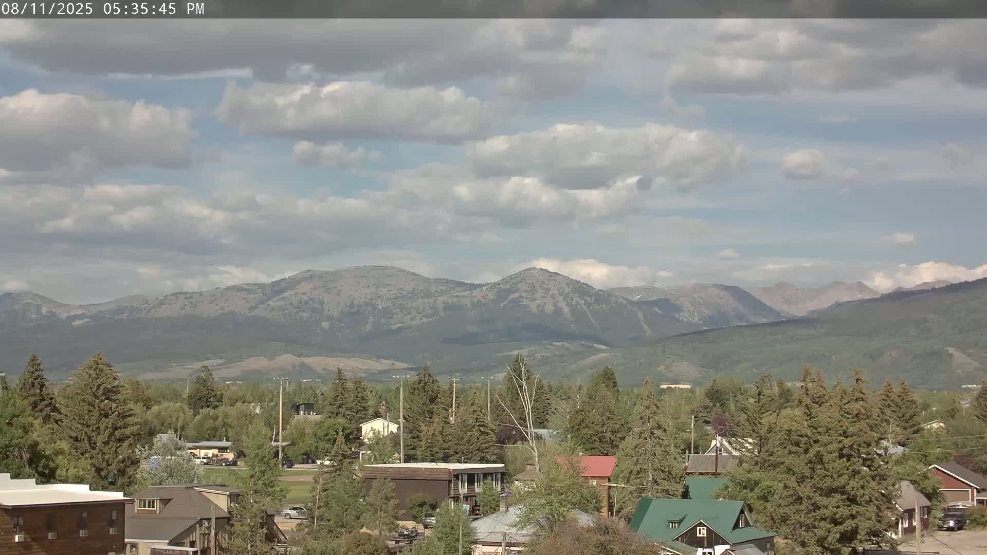 Driggs Village & Grand Targhee Habitat / Mountains Live Cam - Driggs, Teton, Idaho, USA