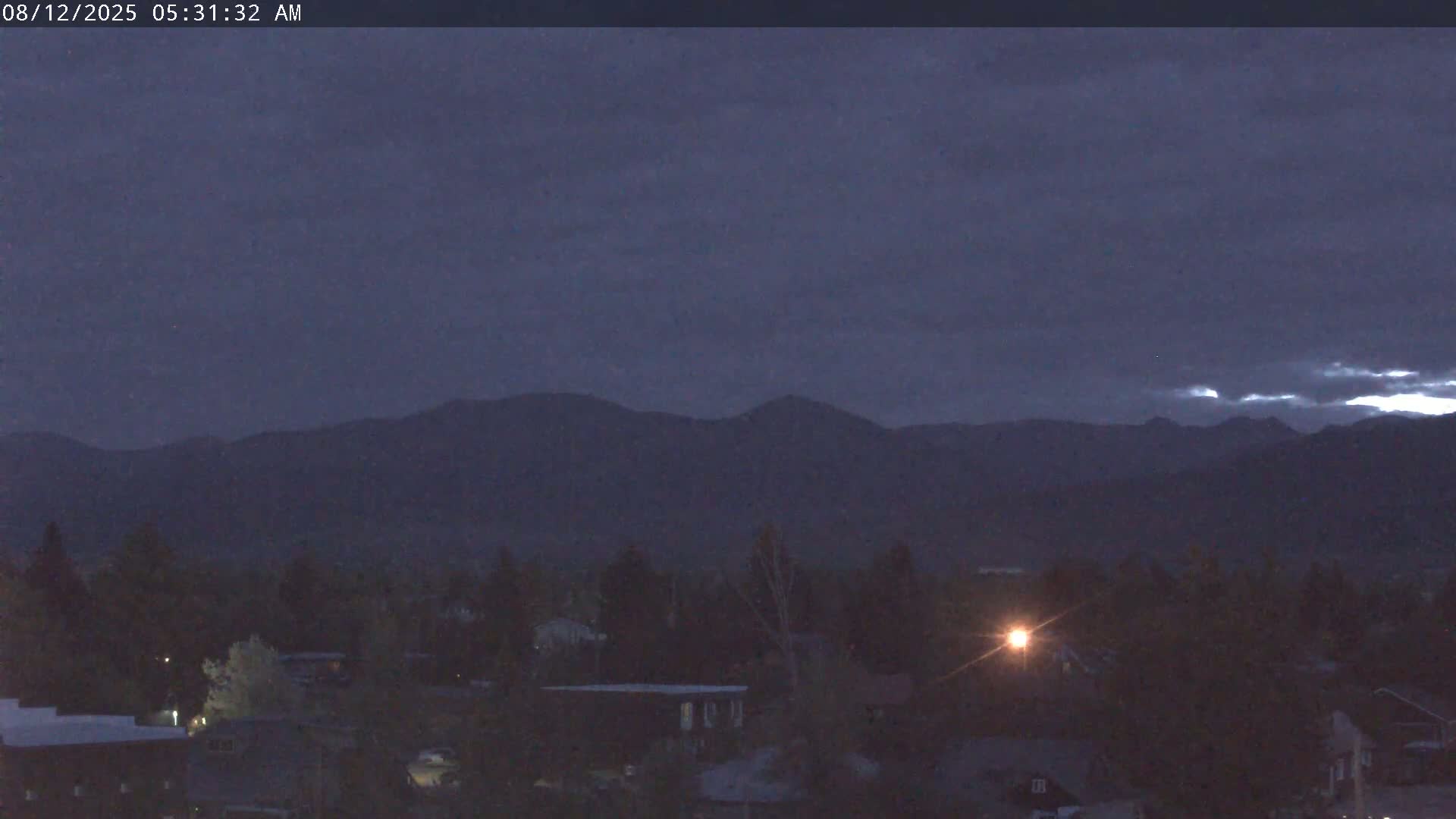 Driggs Village & Grand Targhee Habitat / Mountains Live Cam - Driggs, Teton, Idaho, USA