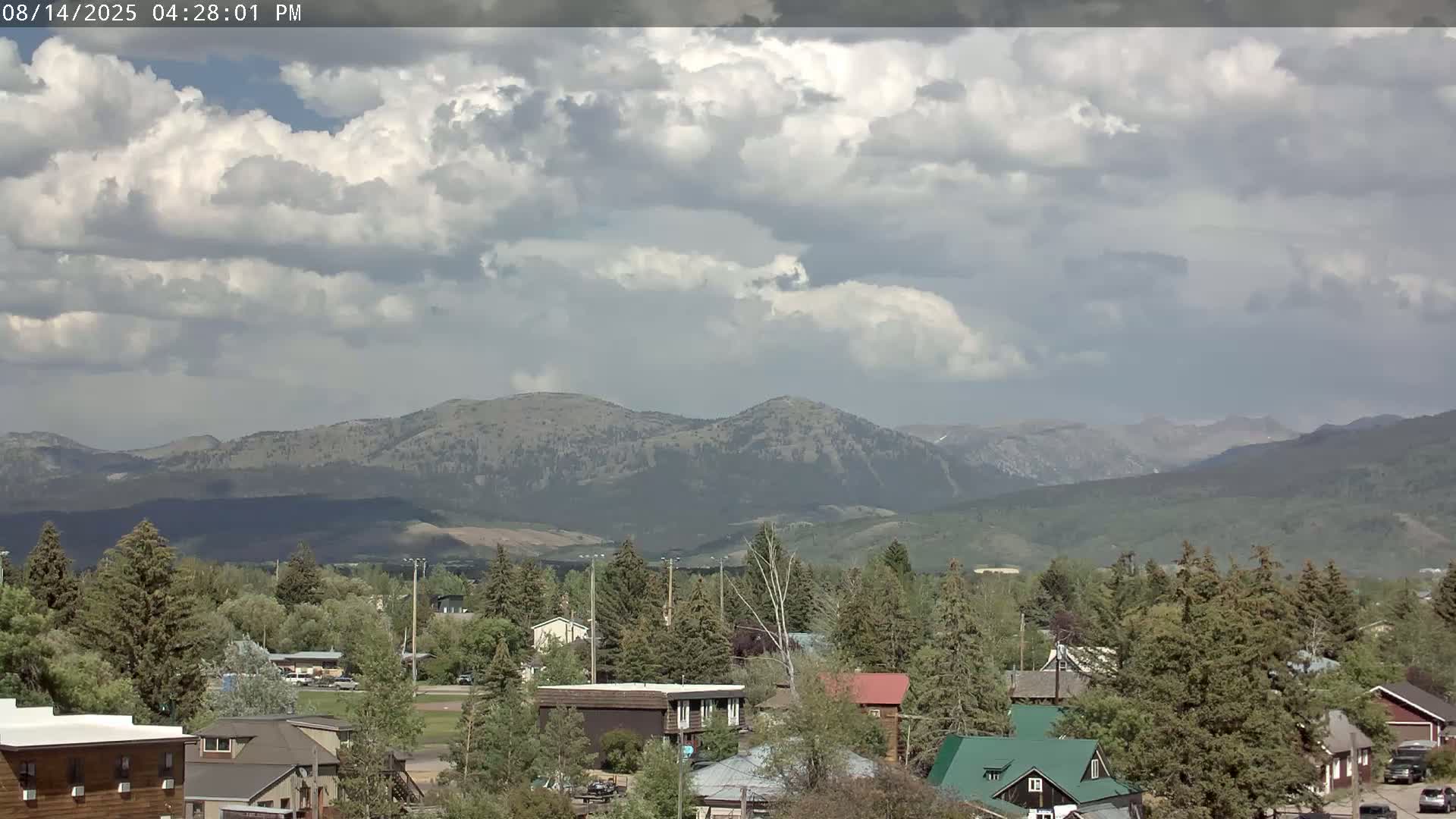 Driggs Village & Grand Targhee Habitat / Mountains Live Cam - Driggs, Teton, Idaho, USA