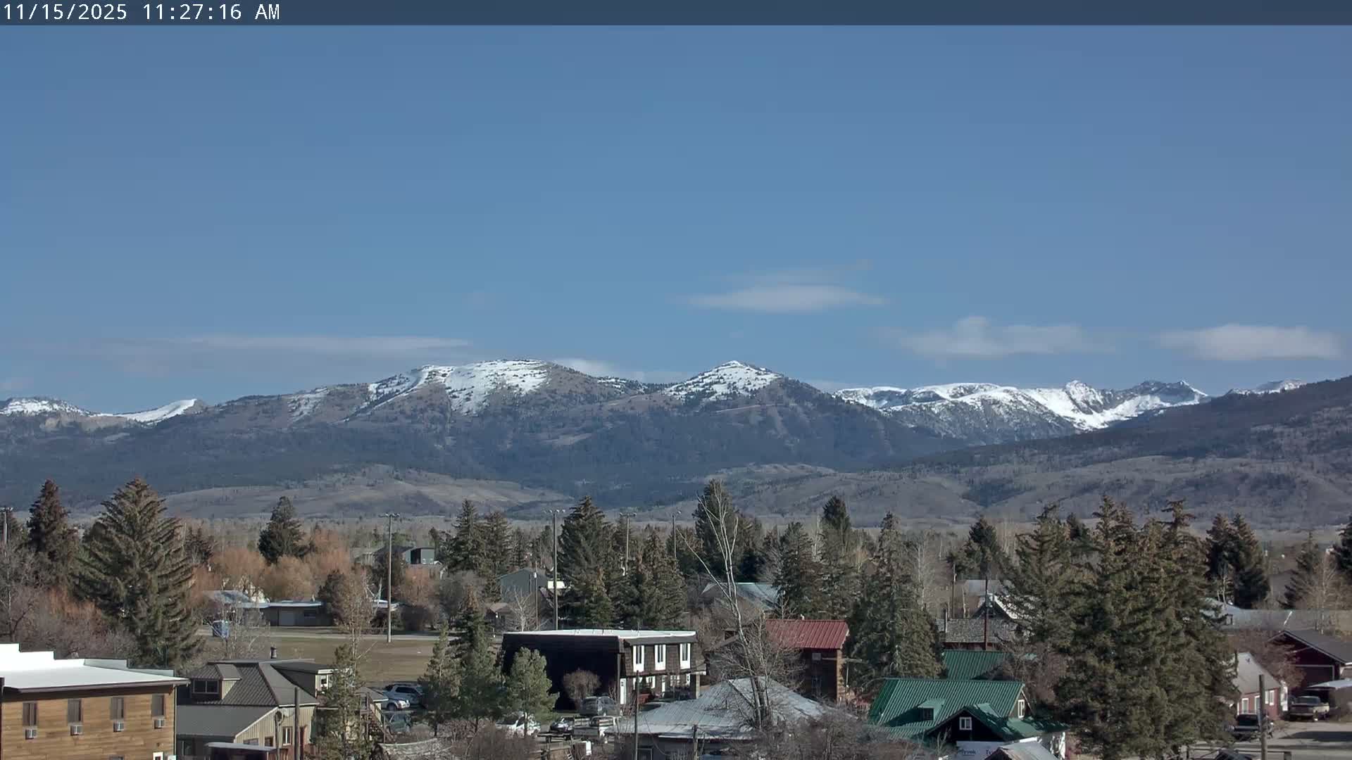 Driggs Village & Grand Targhee Habitat / Mountains Live Cam - Driggs, Teton, Idaho, USA