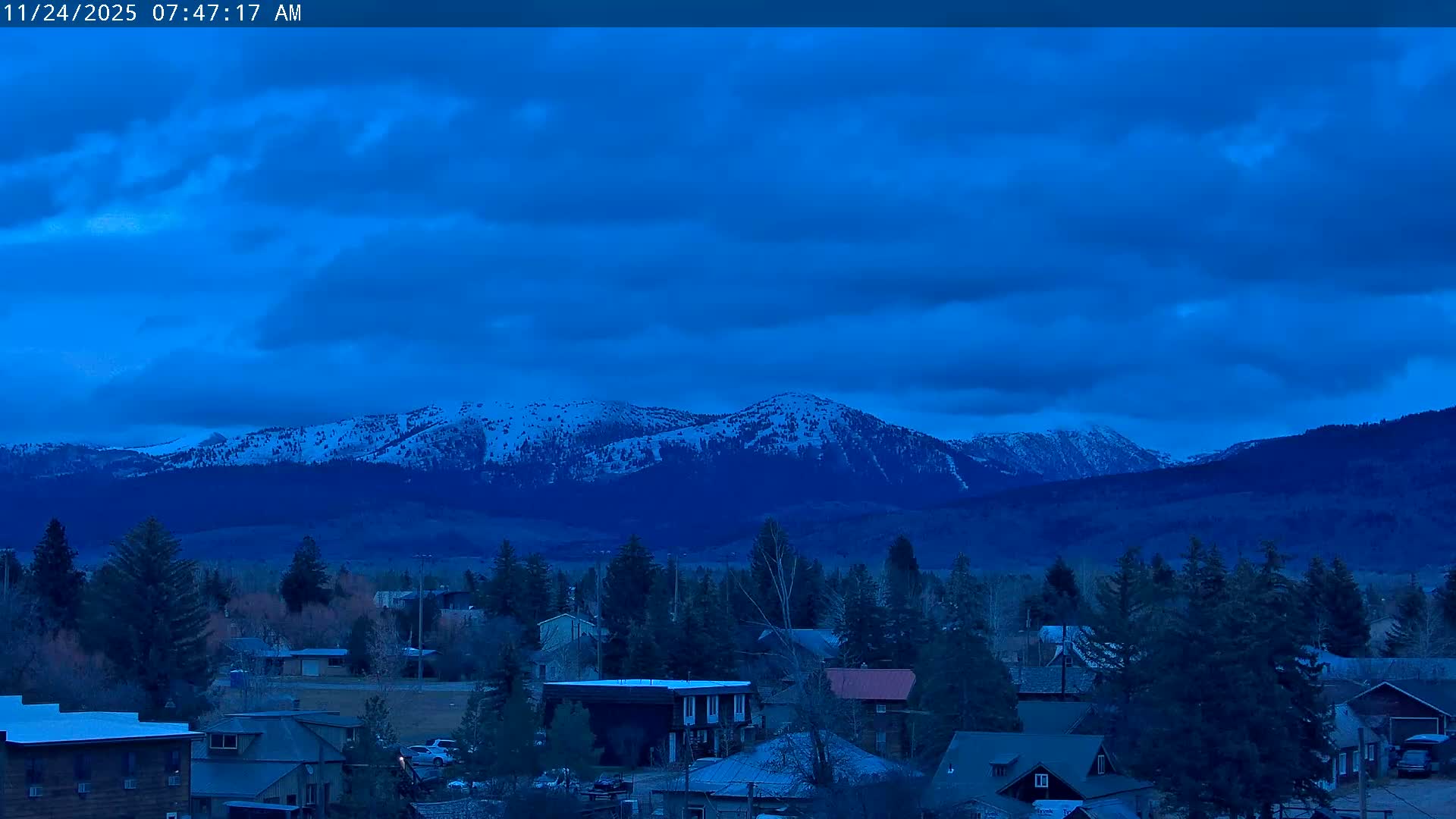 Driggs Village & Grand Targhee Habitat / Mountains Live Cam - Driggs, Teton, Idaho, USA