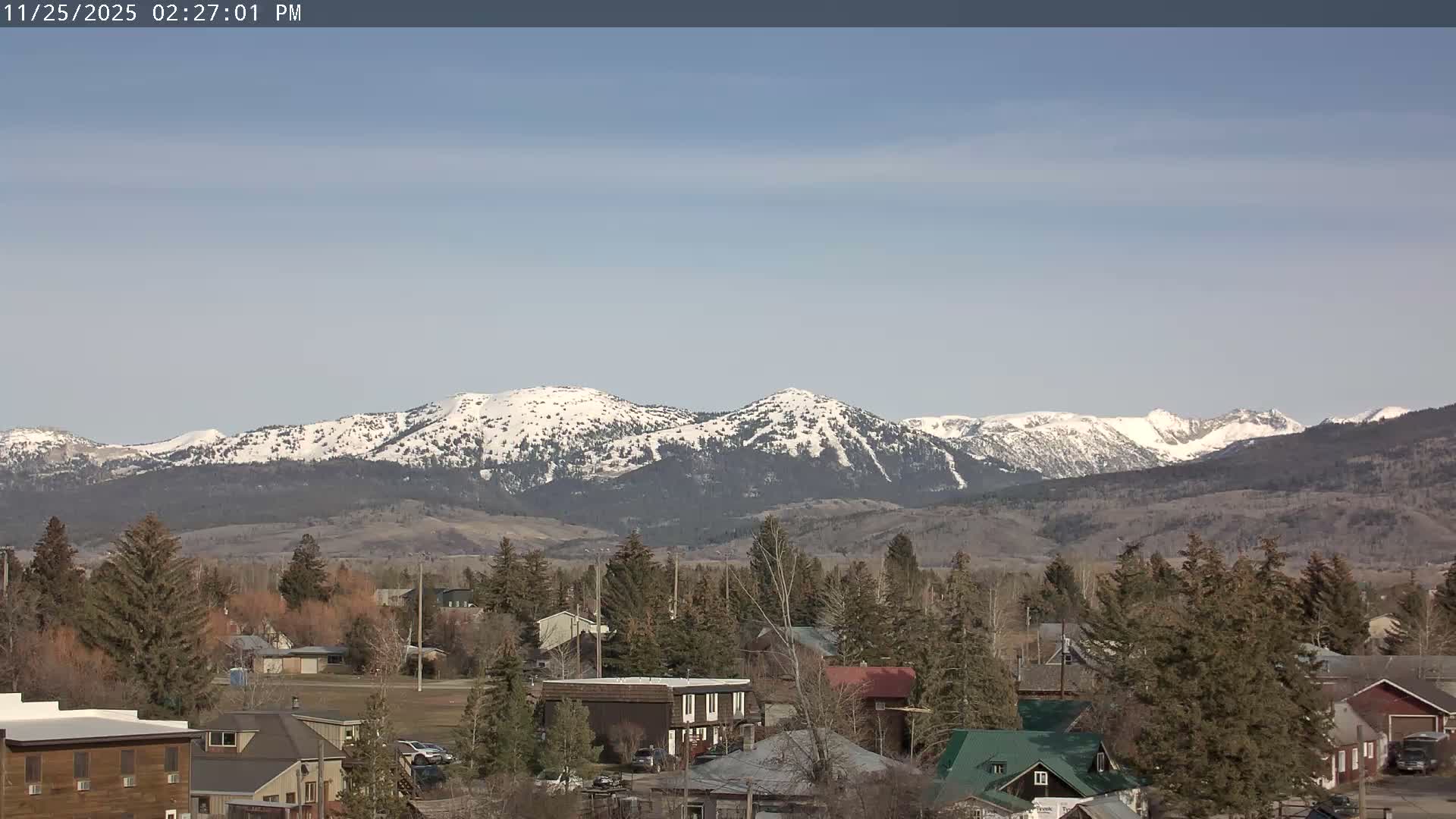 Driggs Village & Grand Targhee Habitat / Mountains Live Cam - Driggs, Teton, Idaho, USA