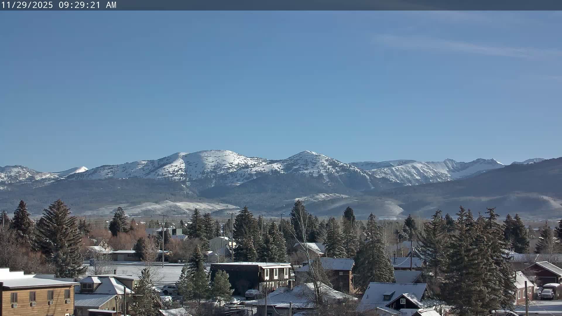 Driggs Village & Grand Targhee Habitat / Mountains Live Cam - Driggs, Teton, Idaho, USA