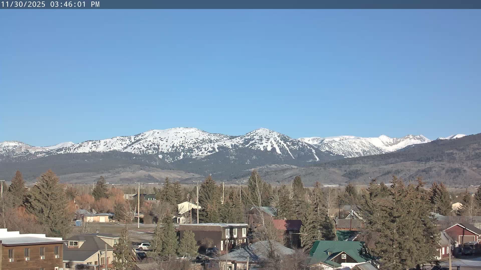 Driggs Village & Grand Targhee Habitat / Mountains Live Cam - Driggs, Teton, Idaho, USA