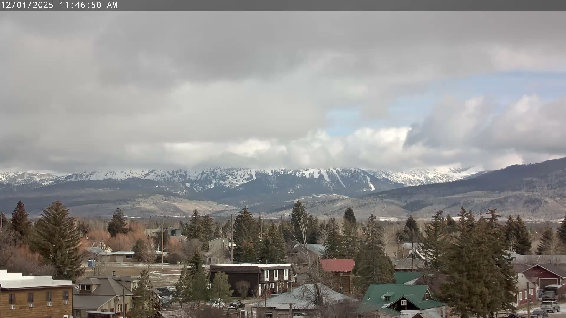 Driggs Village & Grand Targhee Habitat / Mountains Live Cam - Driggs, Teton, Idaho, USA