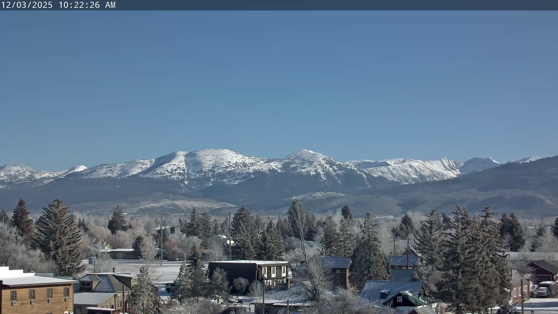 Driggs Village & Grand Targhee Habitat / Mountains Live Cam - Driggs, Teton, Idaho, USA