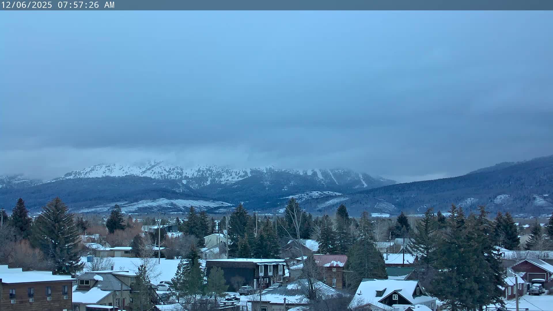 Driggs Village & Grand Targhee Habitat / Mountains Live Cam - Driggs, Teton, Idaho, USA