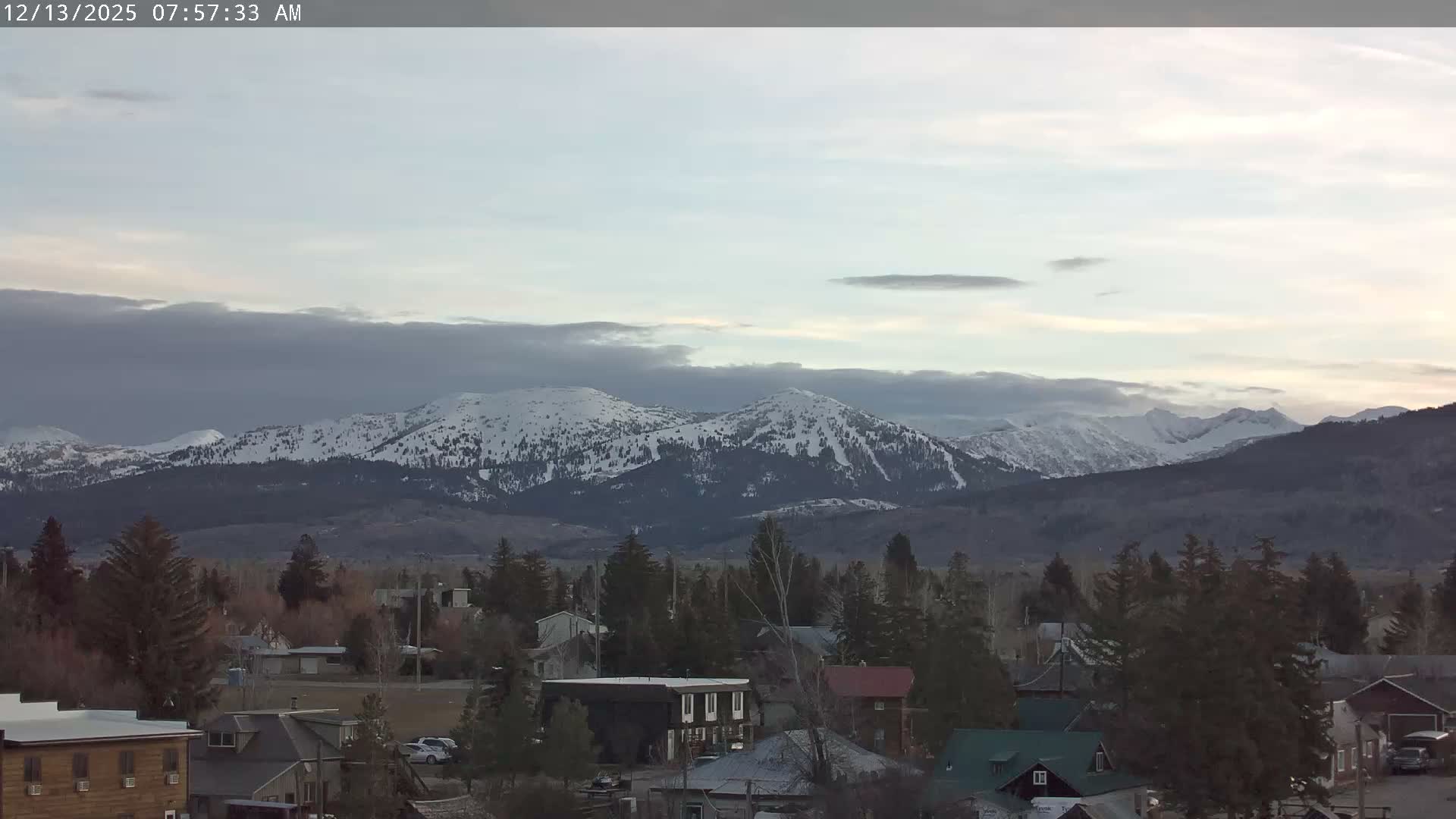 Driggs Village & Grand Targhee Habitat / Mountains Live Cam - Driggs, Teton, Idaho, USA