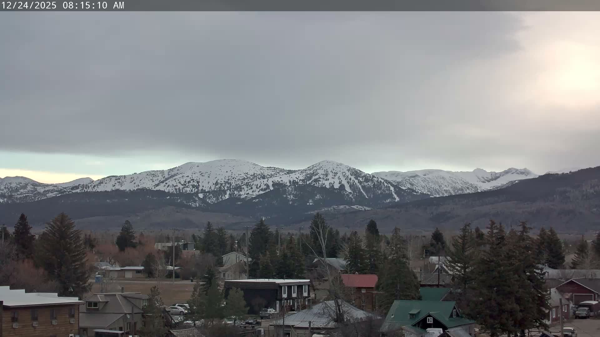 Driggs Village & Grand Targhee Habitat / Mountains Live Cam - Driggs, Teton, Idaho, USA