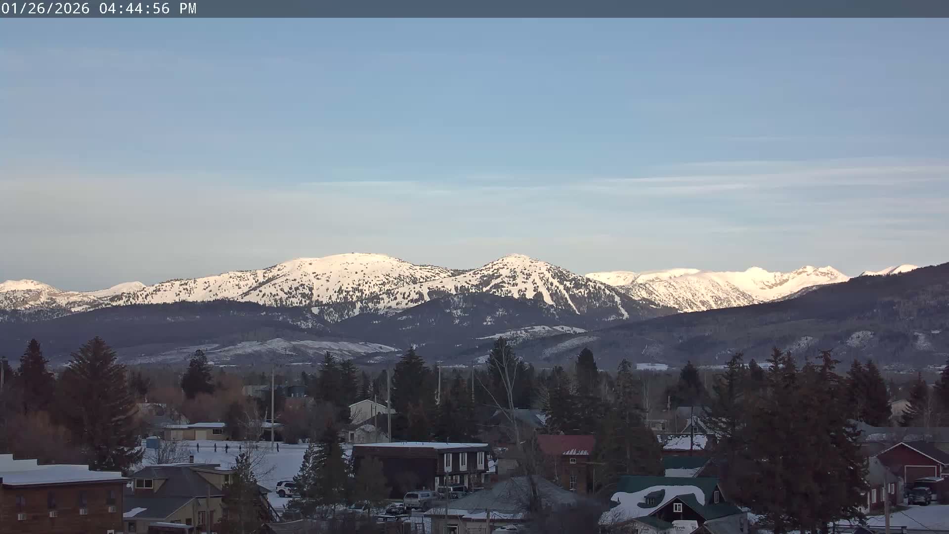 Driggs Village & Grand Targhee Habitat / Mountains Live Cam - Driggs, Teton, Idaho, USA