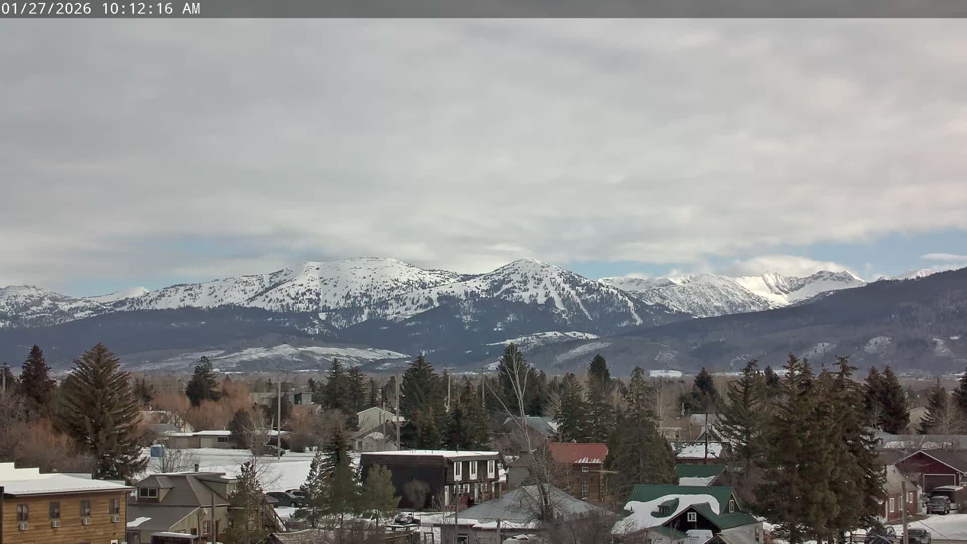 Driggs Village & Grand Targhee Habitat / Mountains Live Cam - Driggs, Teton, Idaho, USA