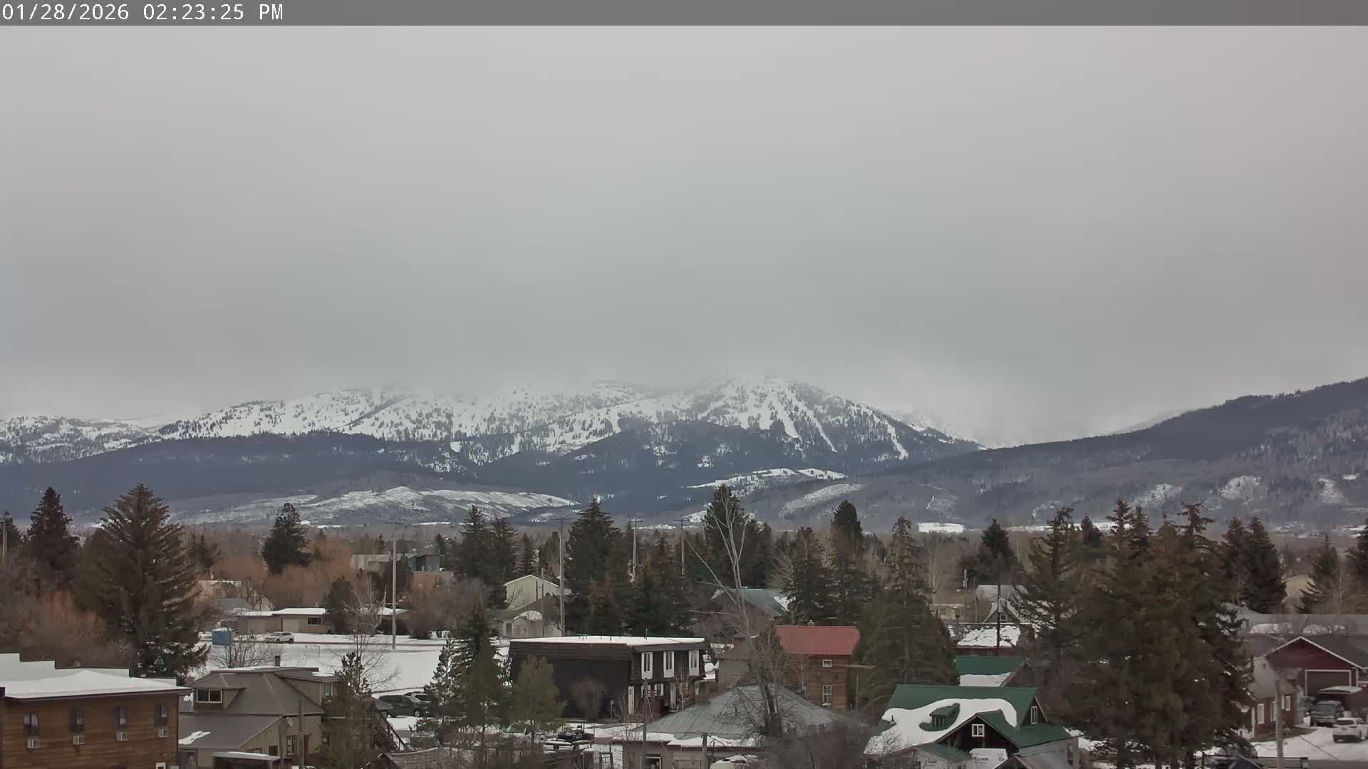 Driggs Village & Grand Targhee Habitat / Mountains Live Cam - Driggs, Teton, Idaho, USA