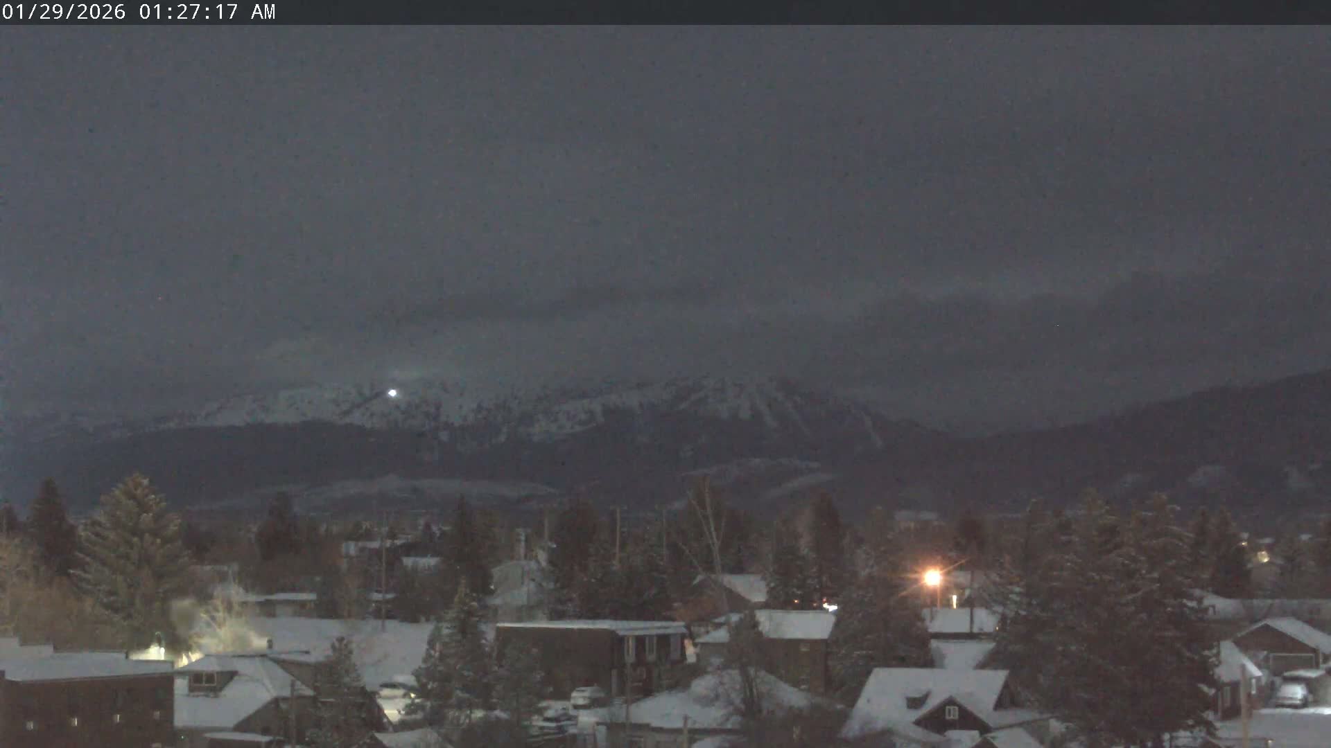 Driggs Village & Grand Targhee Habitat / Mountains Live Cam - Driggs, Teton, Idaho, USA