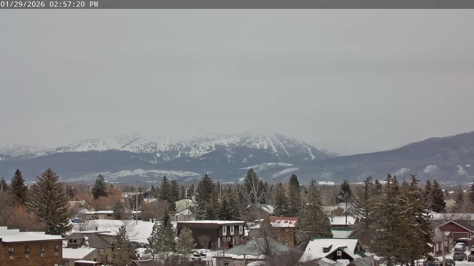 Driggs Village & Grand Targhee Habitat / Mountains Live Cam - Driggs, Teton, Idaho, USA