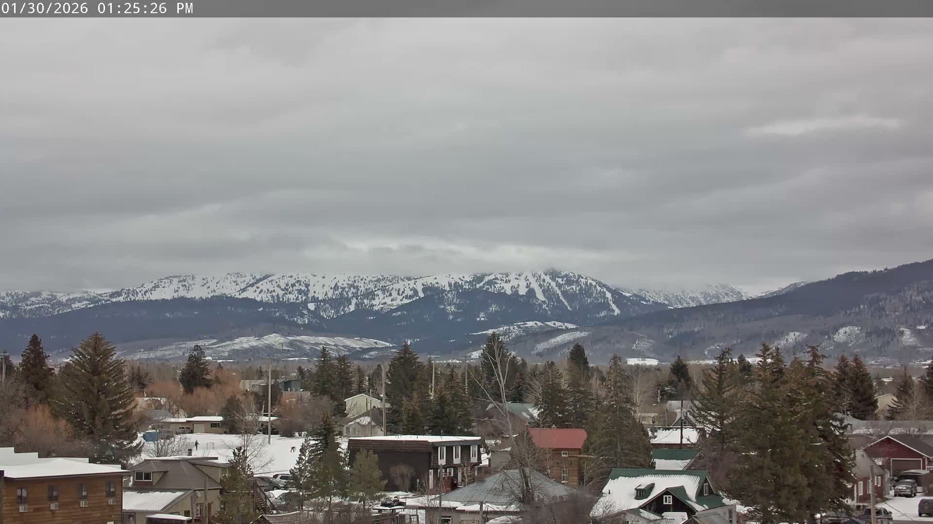 Driggs Village & Grand Targhee Habitat / Mountains Live Cam - Driggs, Teton, Idaho, USA