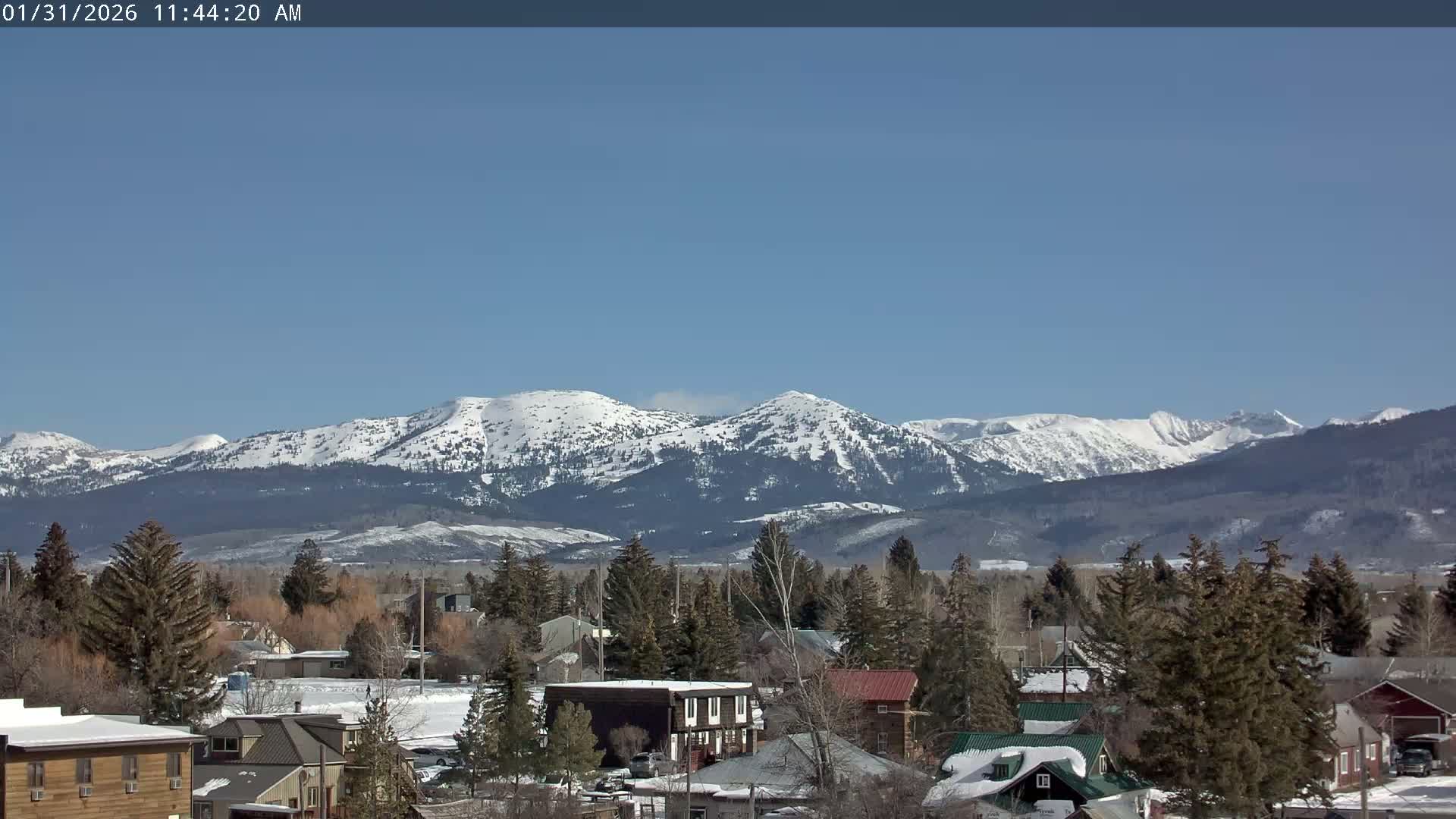 Driggs Village & Grand Targhee Habitat / Mountains Live Cam - Driggs, Teton, Idaho, USA