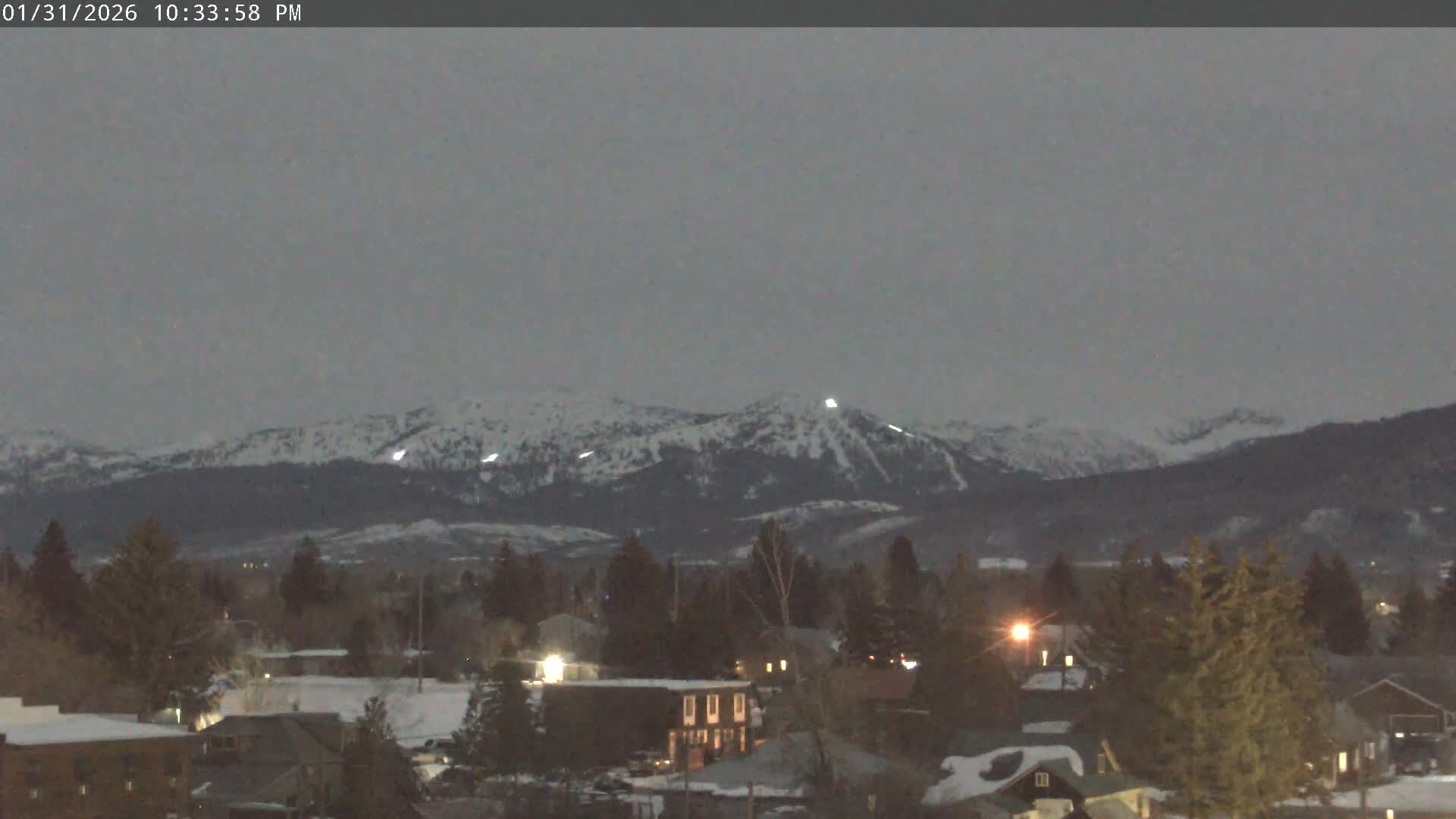 Driggs Village & Grand Targhee Habitat / Mountains Live Cam - Driggs, Teton, Idaho, USA