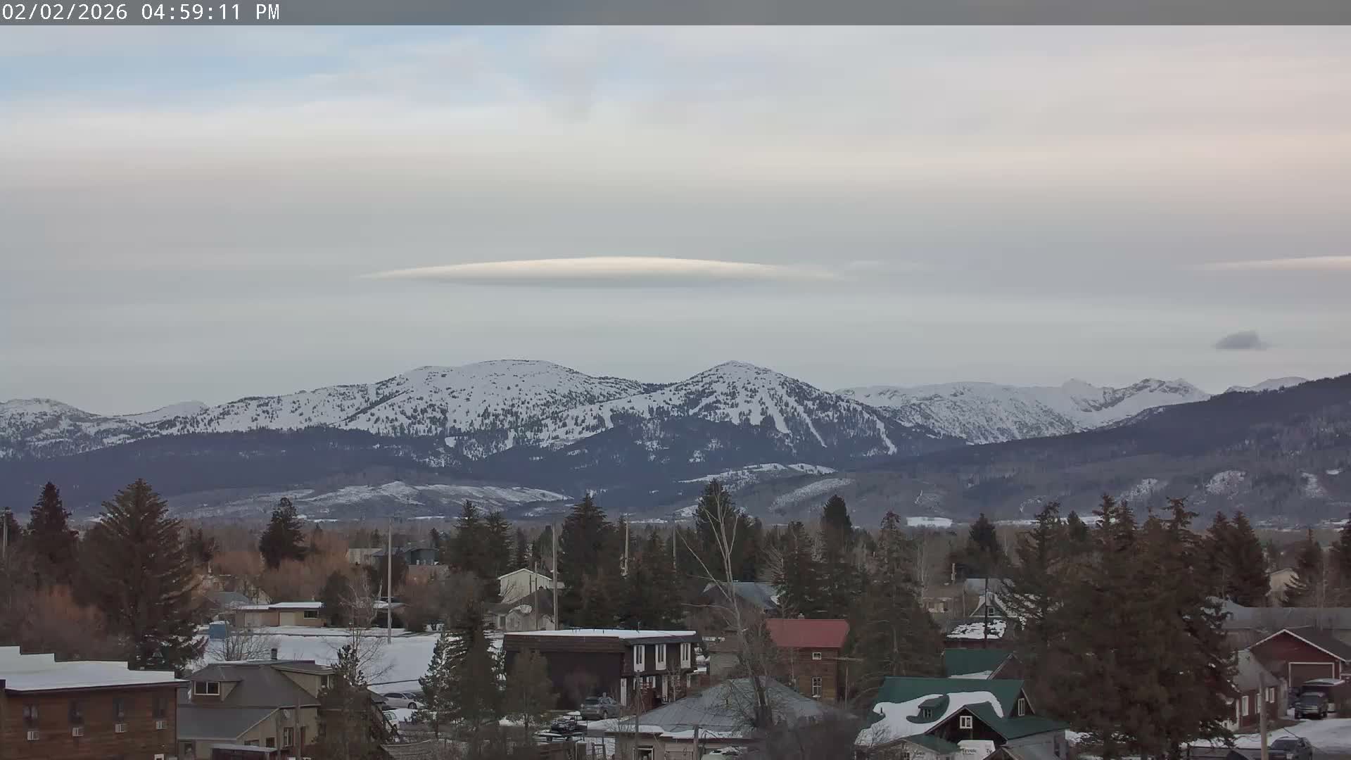 Driggs Village & Grand Targhee Habitat / Mountains Live Cam - Driggs, Teton, Idaho, USA