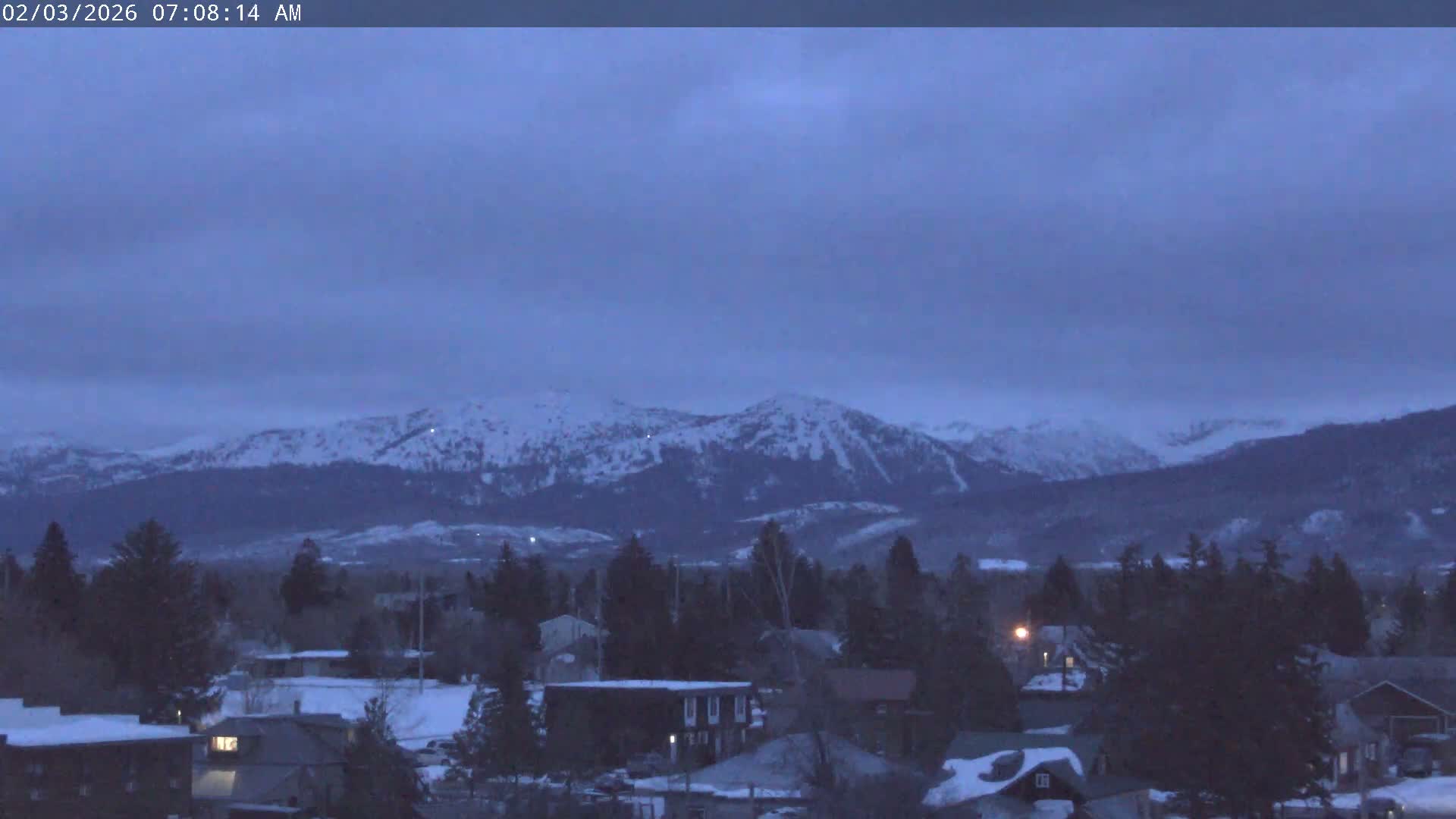 Driggs Village & Grand Targhee Habitat / Mountains Live Cam - Driggs, Teton, Idaho, USA